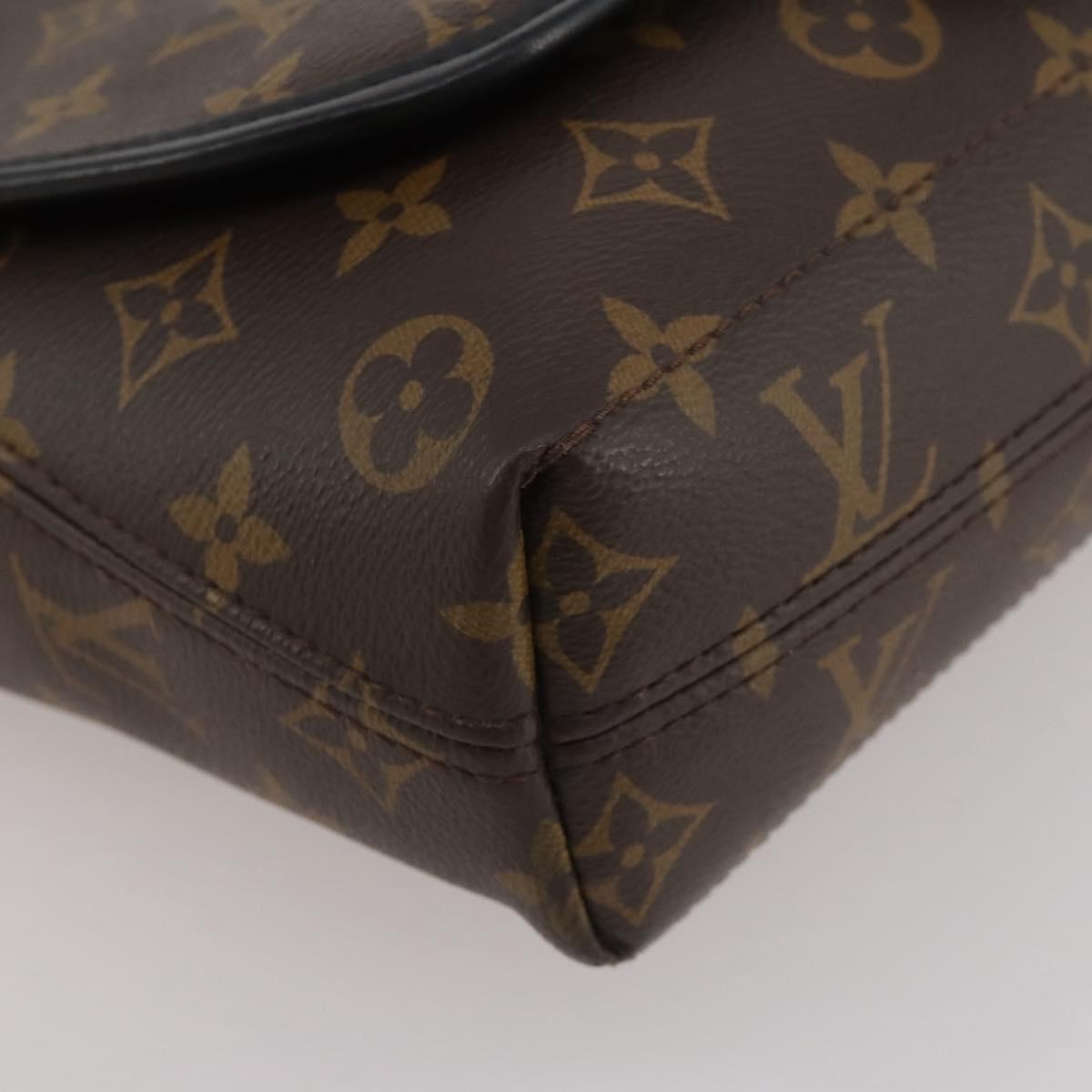 LOUIS VUITTON Monogram Macassar Magnetic Messenger Bag M45557 LV Auth 204827V