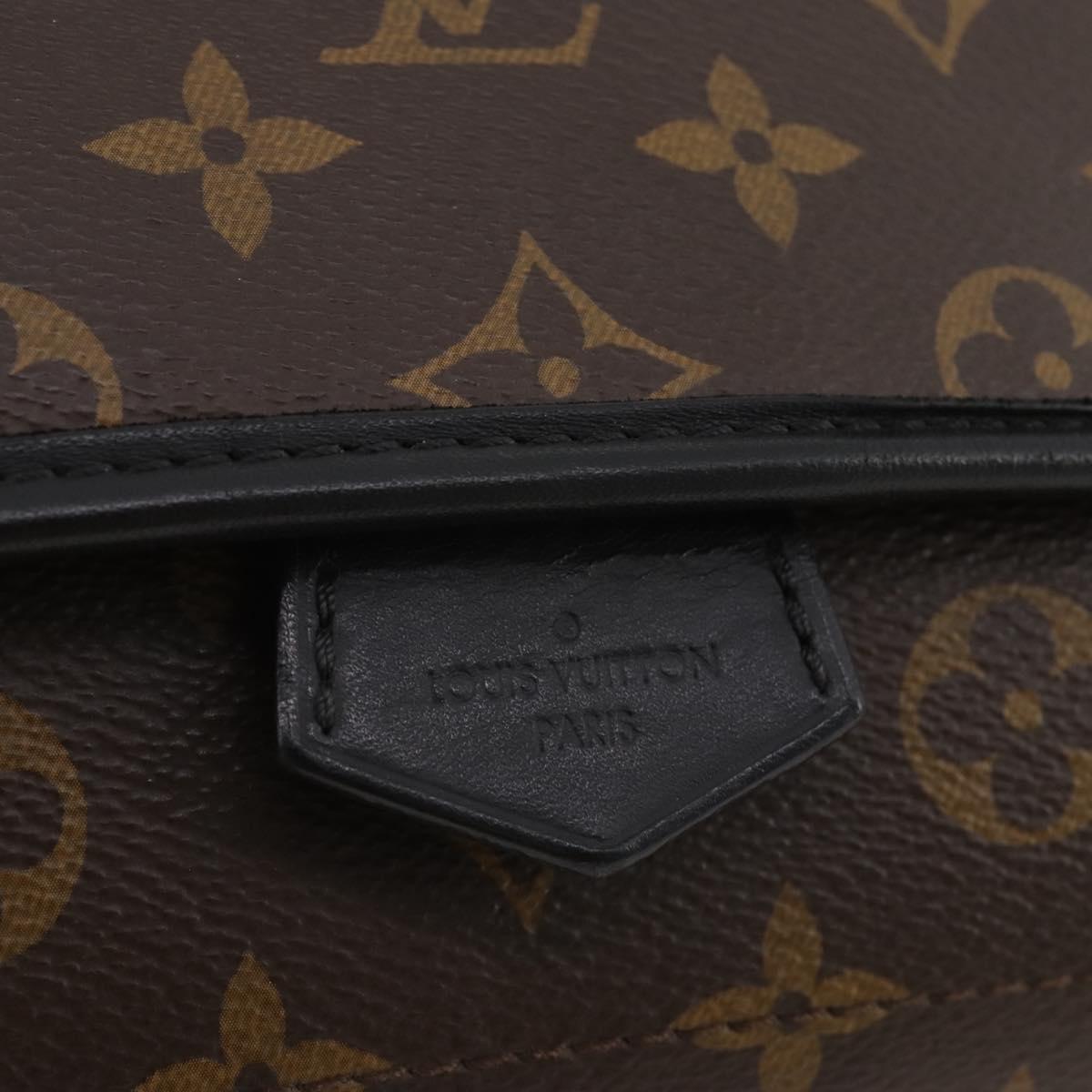 LOUIS VUITTON Monogram Macassar Magnetic Messenger Bag M45557 LV Auth 204827V