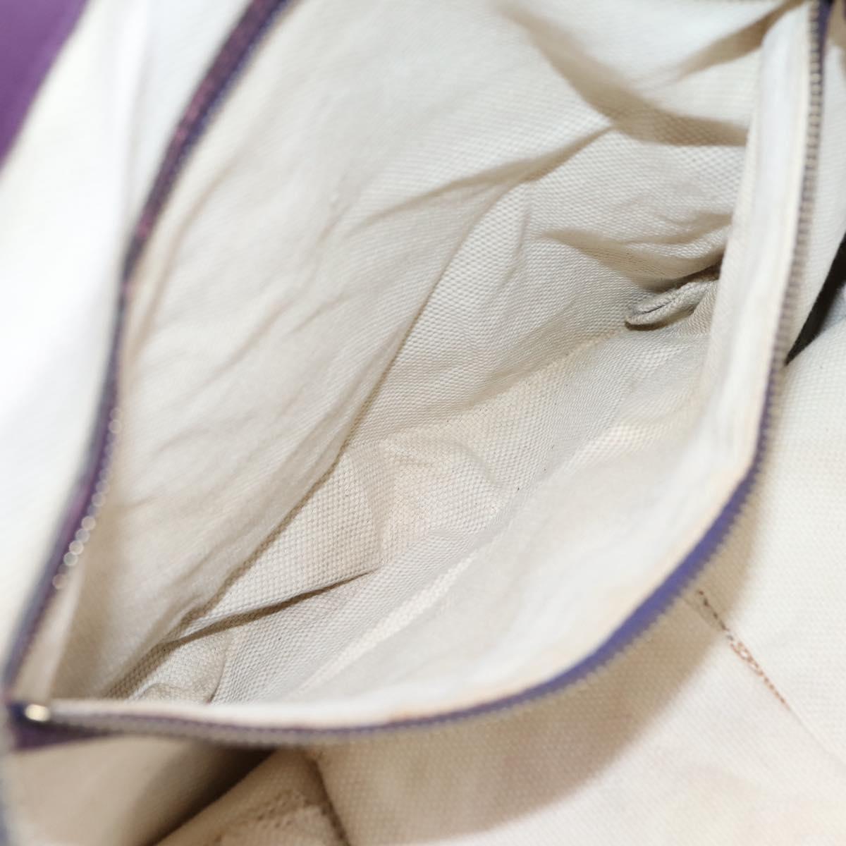 GUCCI GG Canvas Tote Bag Beige Gold 282325 Auth 204828