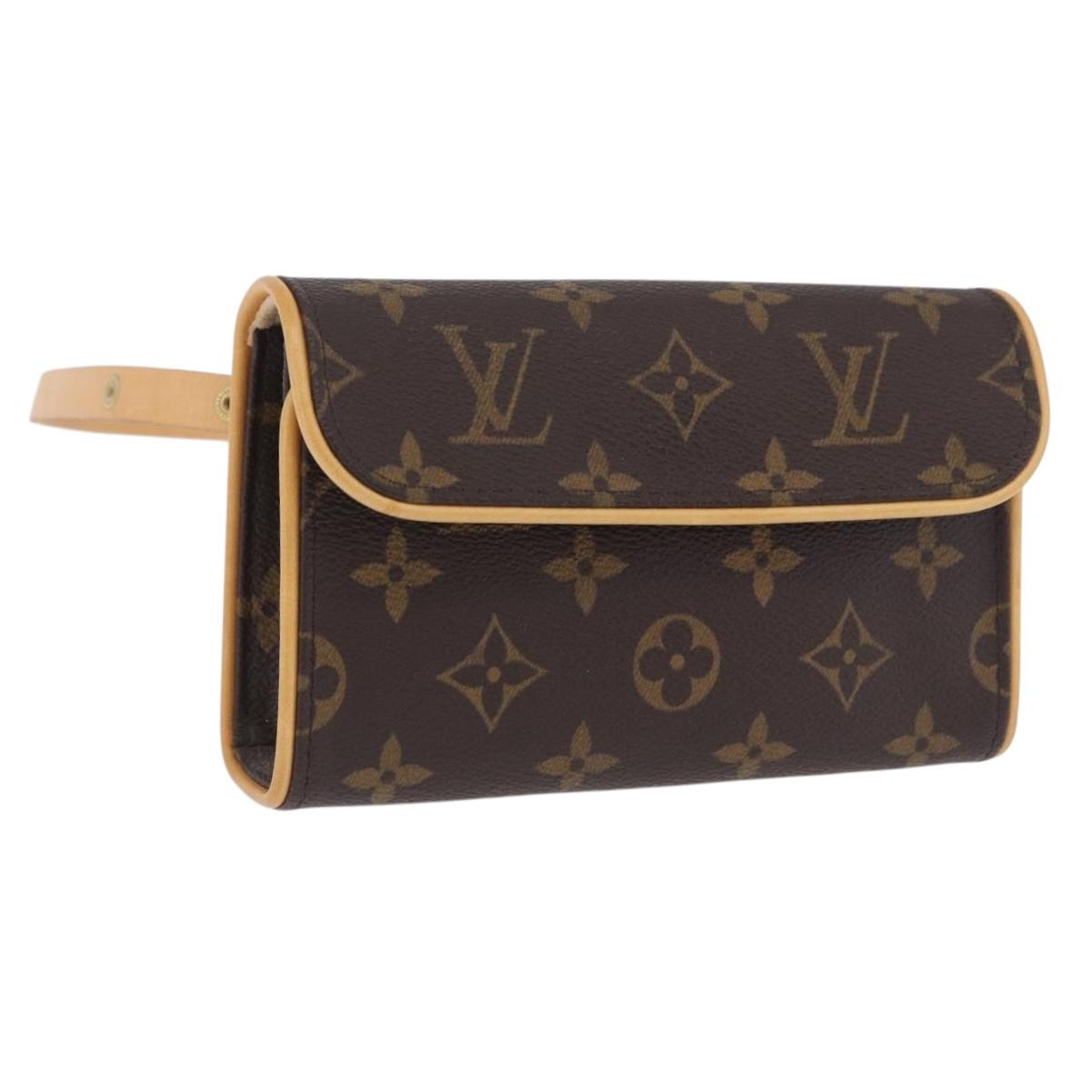 LOUIS VUITTON Monogram Pochette Florentine Waist Bag M51855 LV Auth 204849V