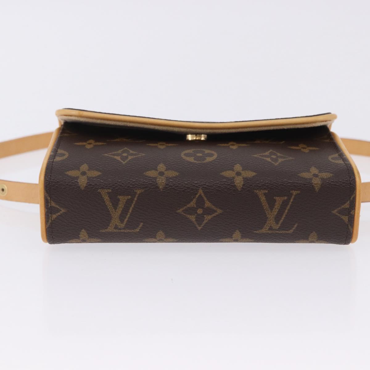 LOUIS VUITTON Monogram Pochette Florentine Waist Bag M51855 LV Auth 204849V