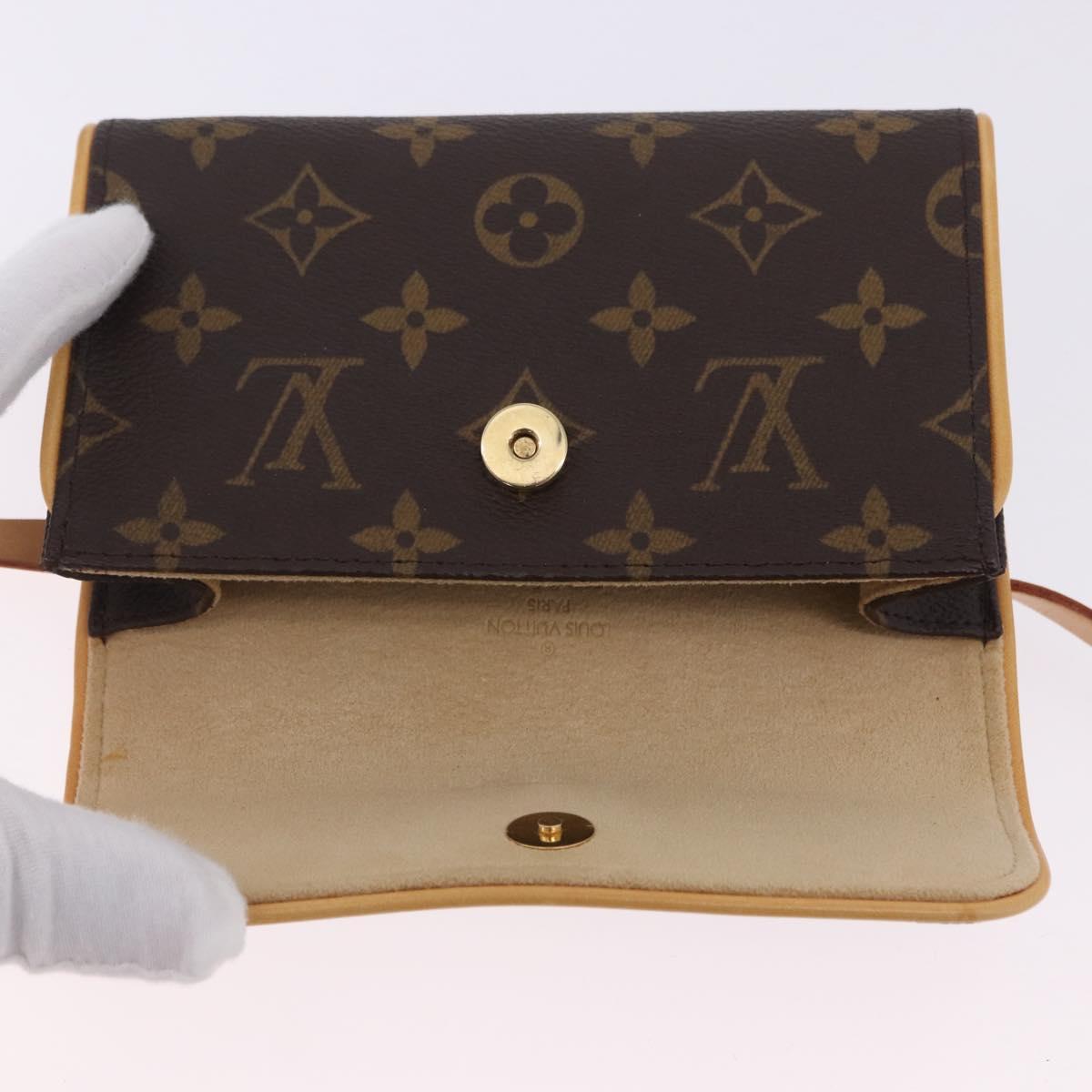 LOUIS VUITTON Monogram Pochette Florentine Waist Bag M51855 LV Auth 204849V
