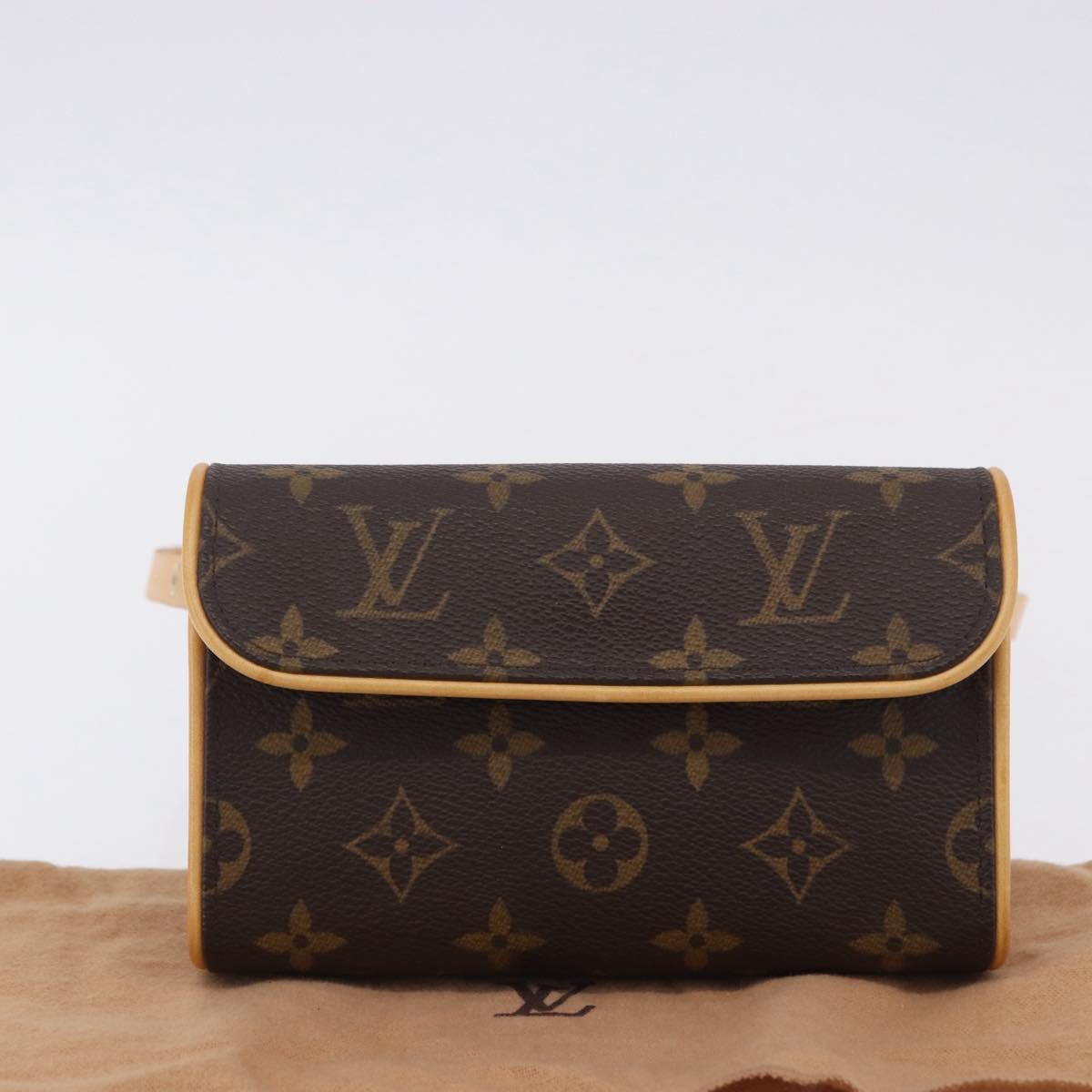 LOUIS VUITTON Monogram Pochette Florentine Waist Bag M51855 LV Auth 204849V