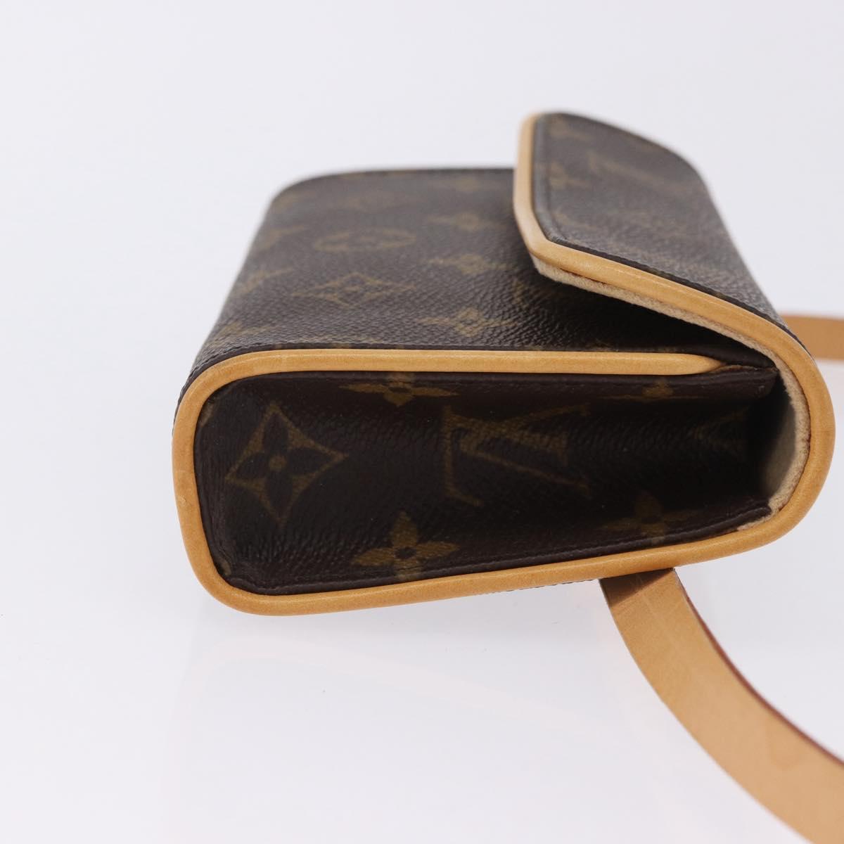 LOUIS VUITTON Monogram Pochette Florentine Waist Bag M51855 LV Auth 204849V
