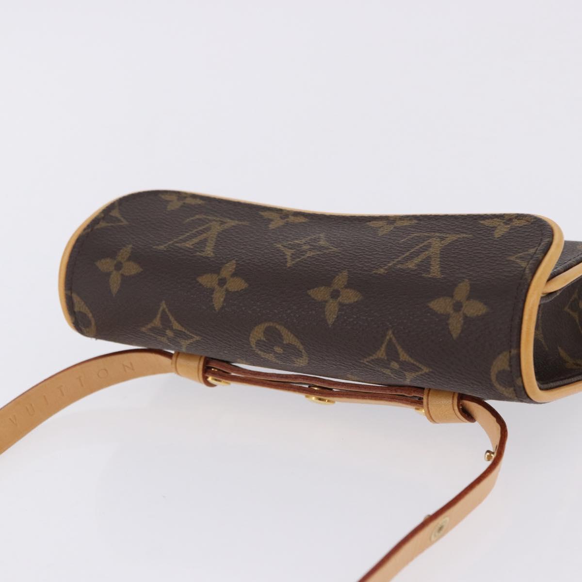 LOUIS VUITTON Monogram Pochette Florentine Waist Bag M51855 LV Auth 204849V