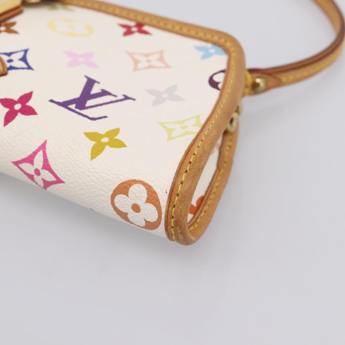LOUIS VUITTON Monogram Multicolor Shirley Bag White M40049 LV Auth 204851V