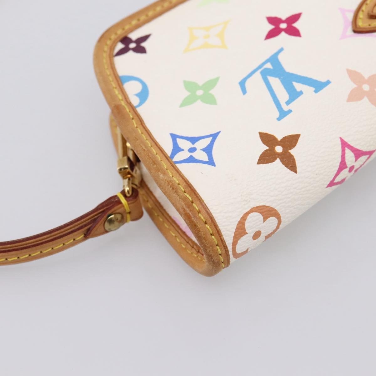 LOUIS VUITTON Monogram Multicolor Shirley Bag White M40049 LV Auth 204851V