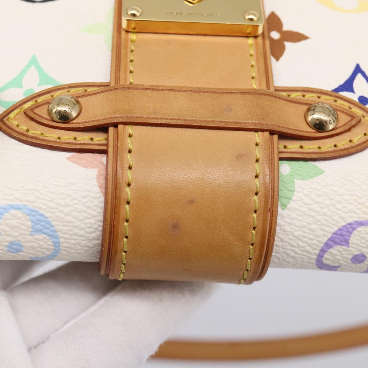 LOUIS VUITTON Monogram Multicolor Shirley Bag White M40049 LV Auth 204851V