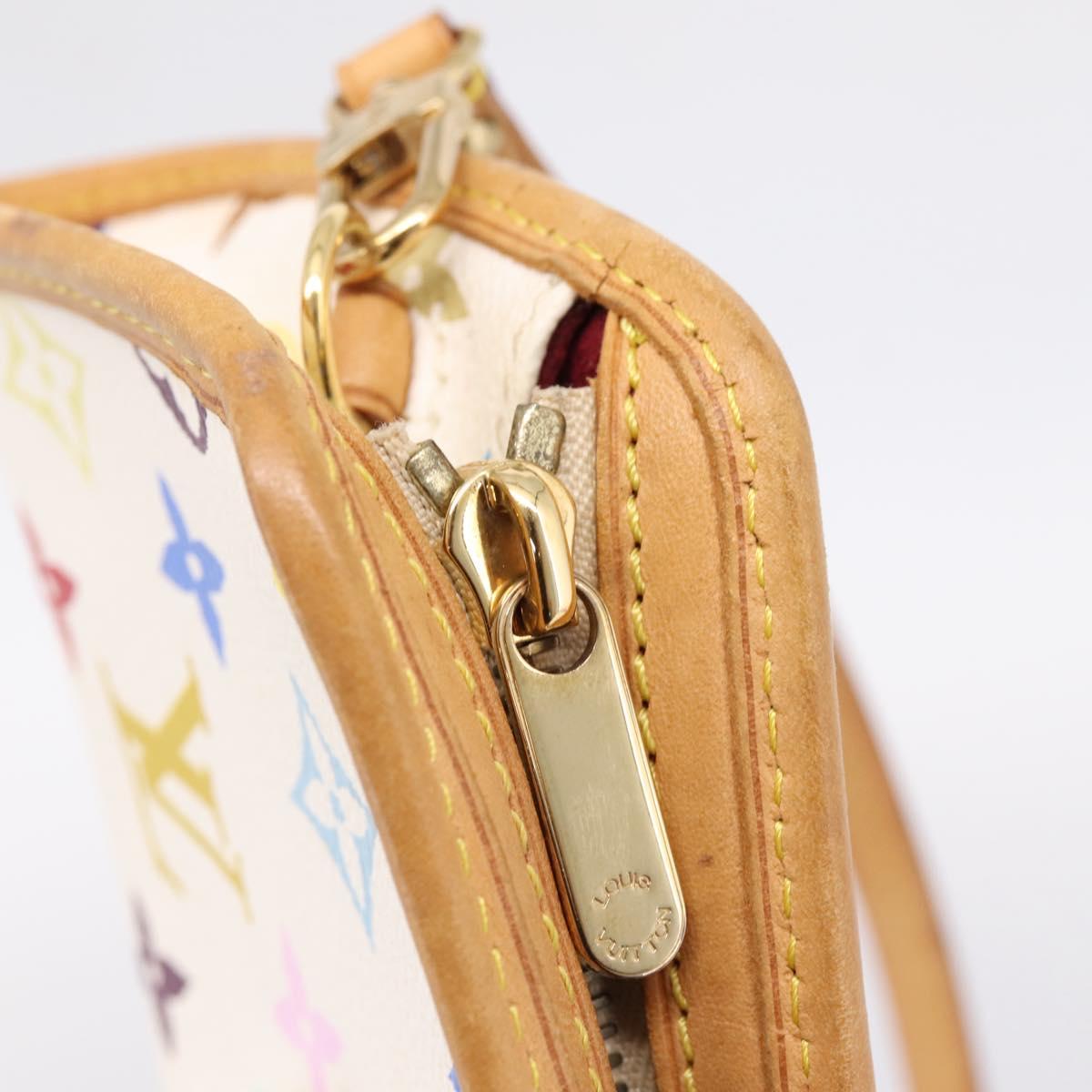 LOUIS VUITTON Monogram Multicolor Shirley Bag White M40049 LV Auth 204851V