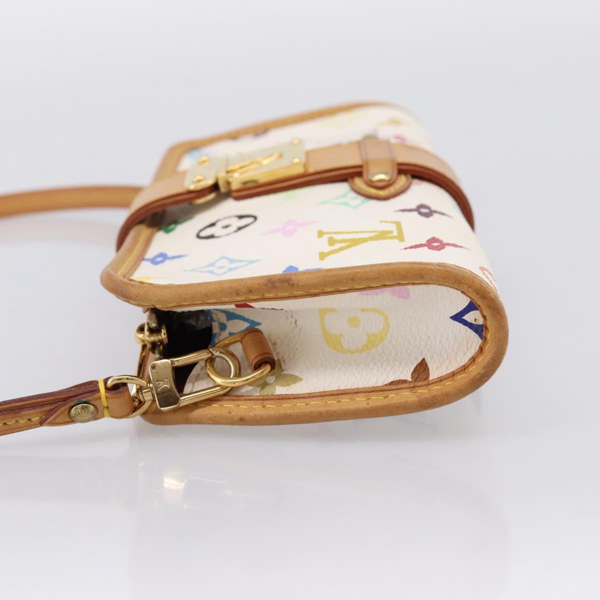 LOUIS VUITTON Monogram Multicolor Shirley Bag White M40049 LV Auth 204851V