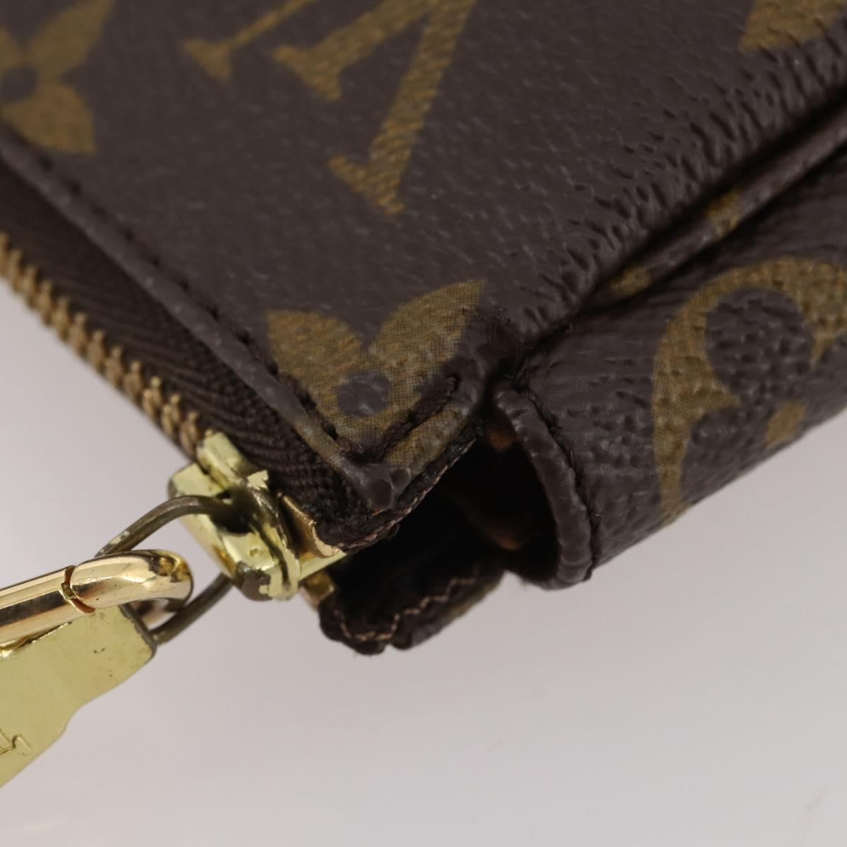 LOUIS VUITTON Monogram Pochette Accessoires Pouch M51980 LV Auth 204870V