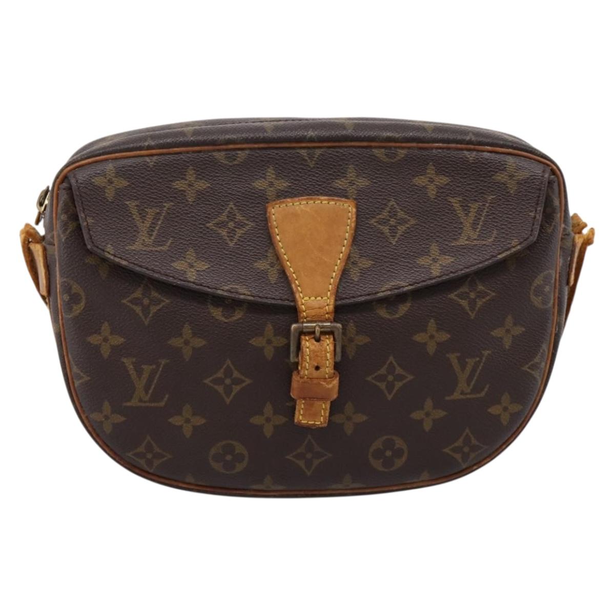 LOUIS VUITTON Monogram Jeune Fille MM Shoulder Bag M51226 LV Auth 204872