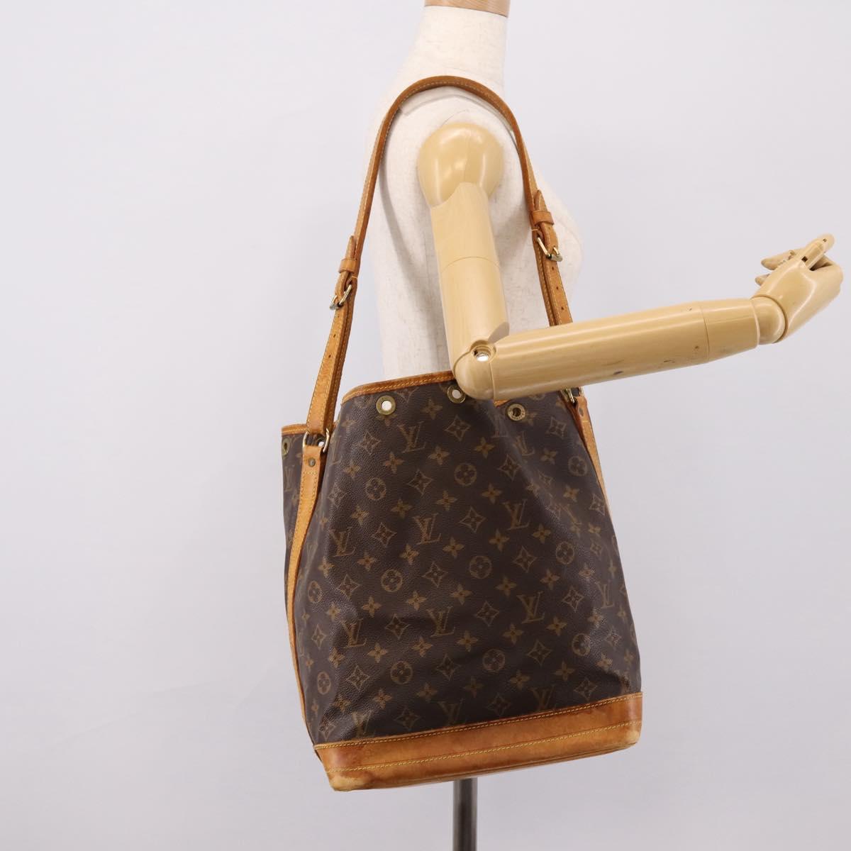 LOUIS VUITTON Monogram Noe Shoulder Bag M42224 LV Auth 204874