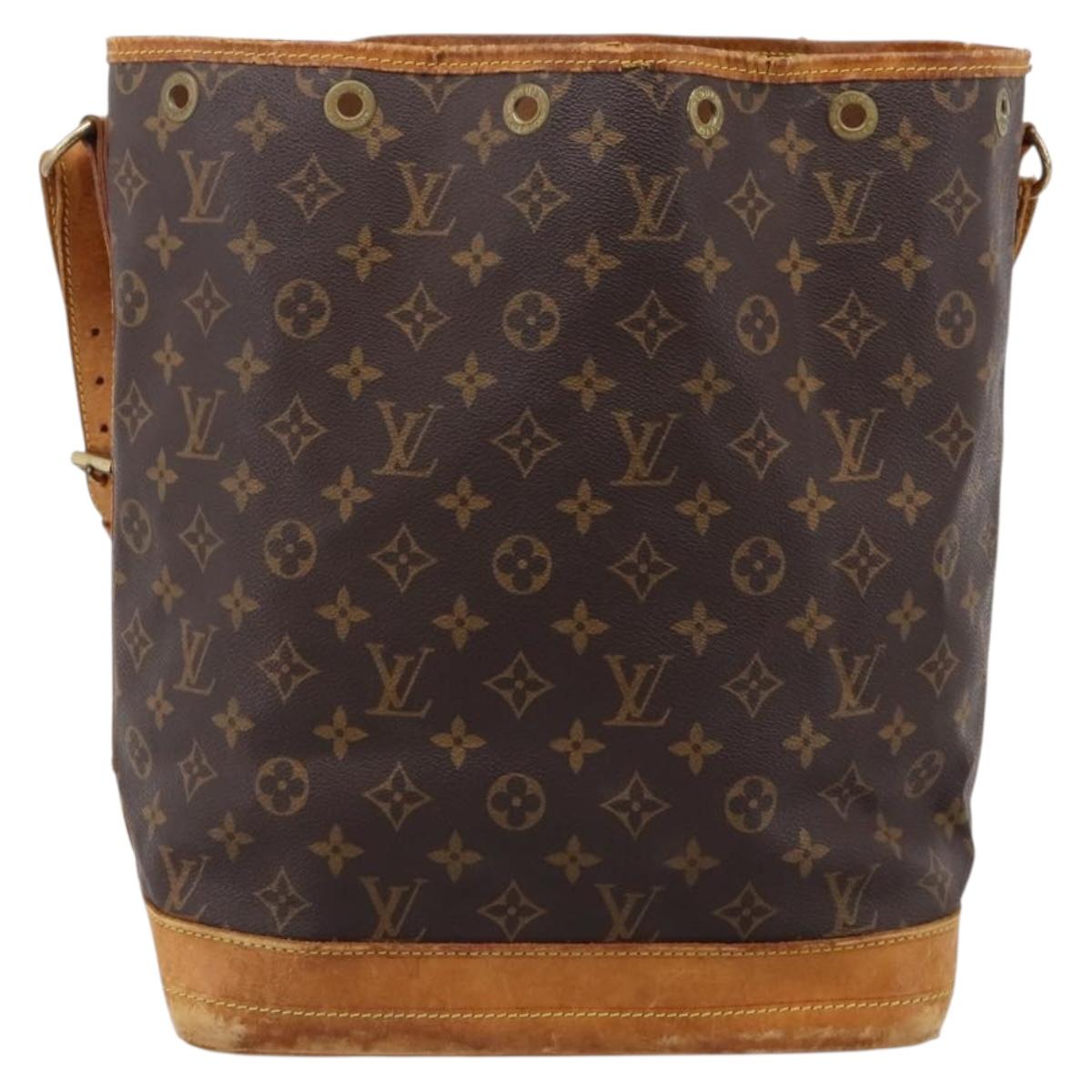 LOUIS VUITTON Monogram Noe Shoulder Bag M42224 LV Auth 204874