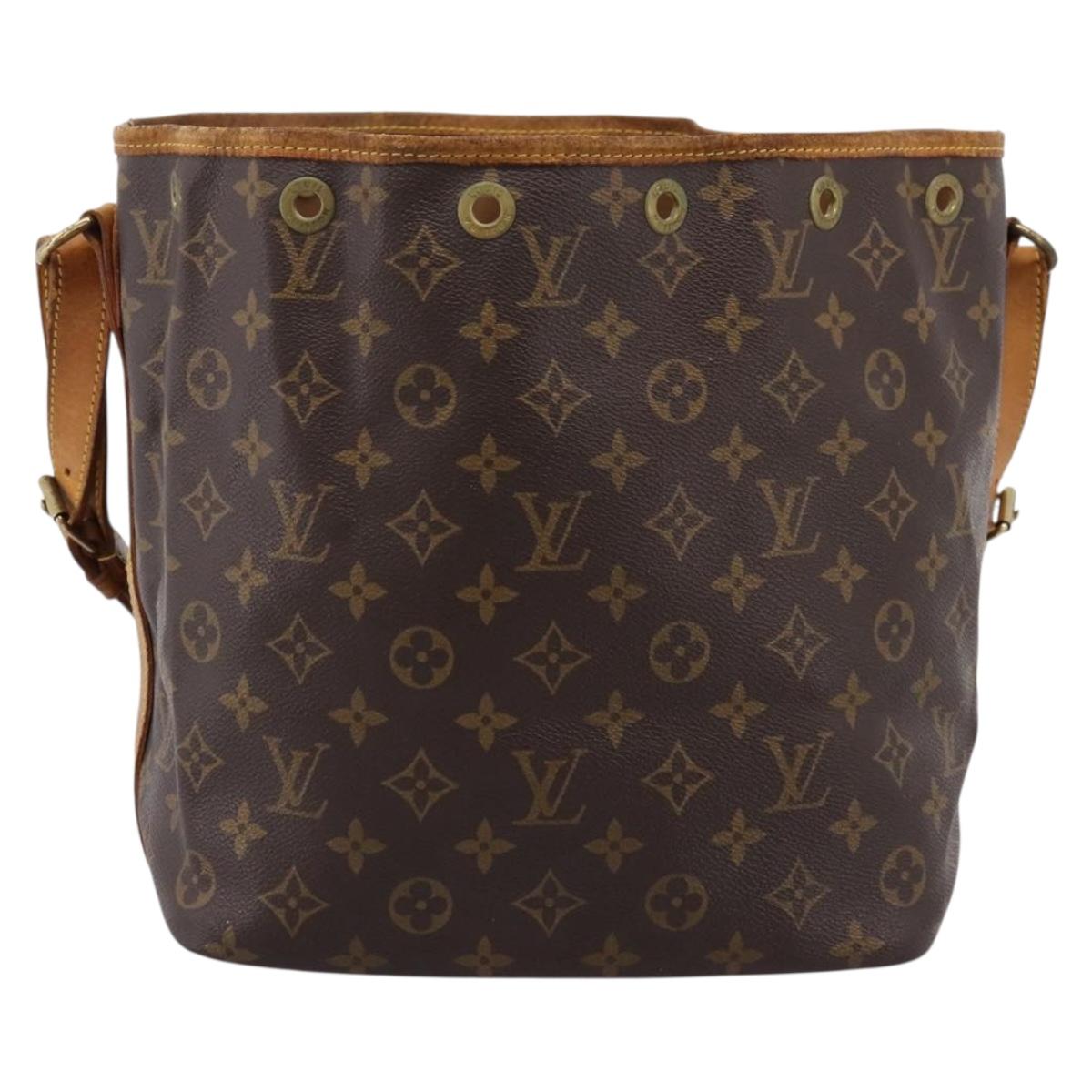LOUIS VUITTON Monogram Petit Noe Shoulder Bag M42226 LV Auth 204876