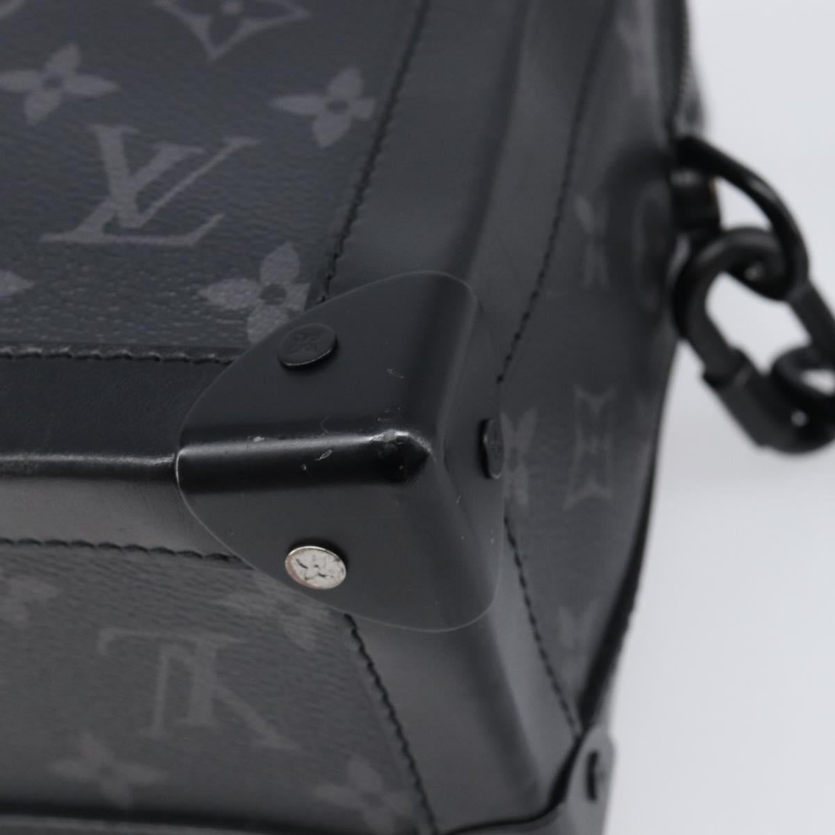 LOUIS VUITTON Monogram Eclipse Soft Trunk Shoulder Bag M44730 LV Auth 204879M