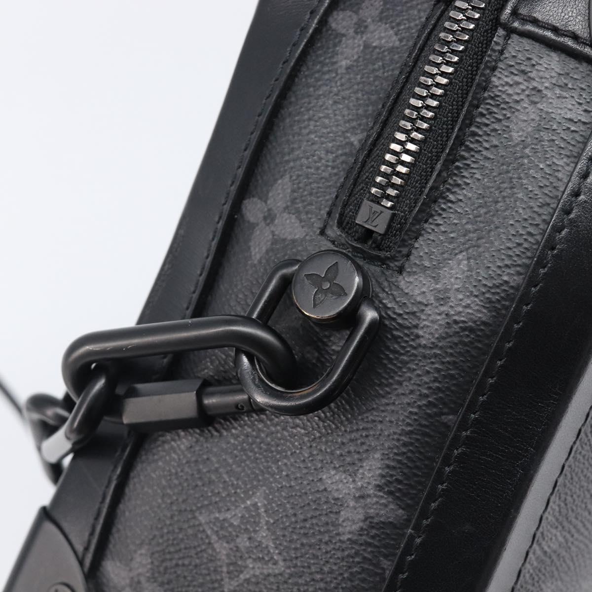 LOUIS VUITTON Monogram Eclipse Soft Trunk Shoulder Bag M44730 LV Auth 204879M