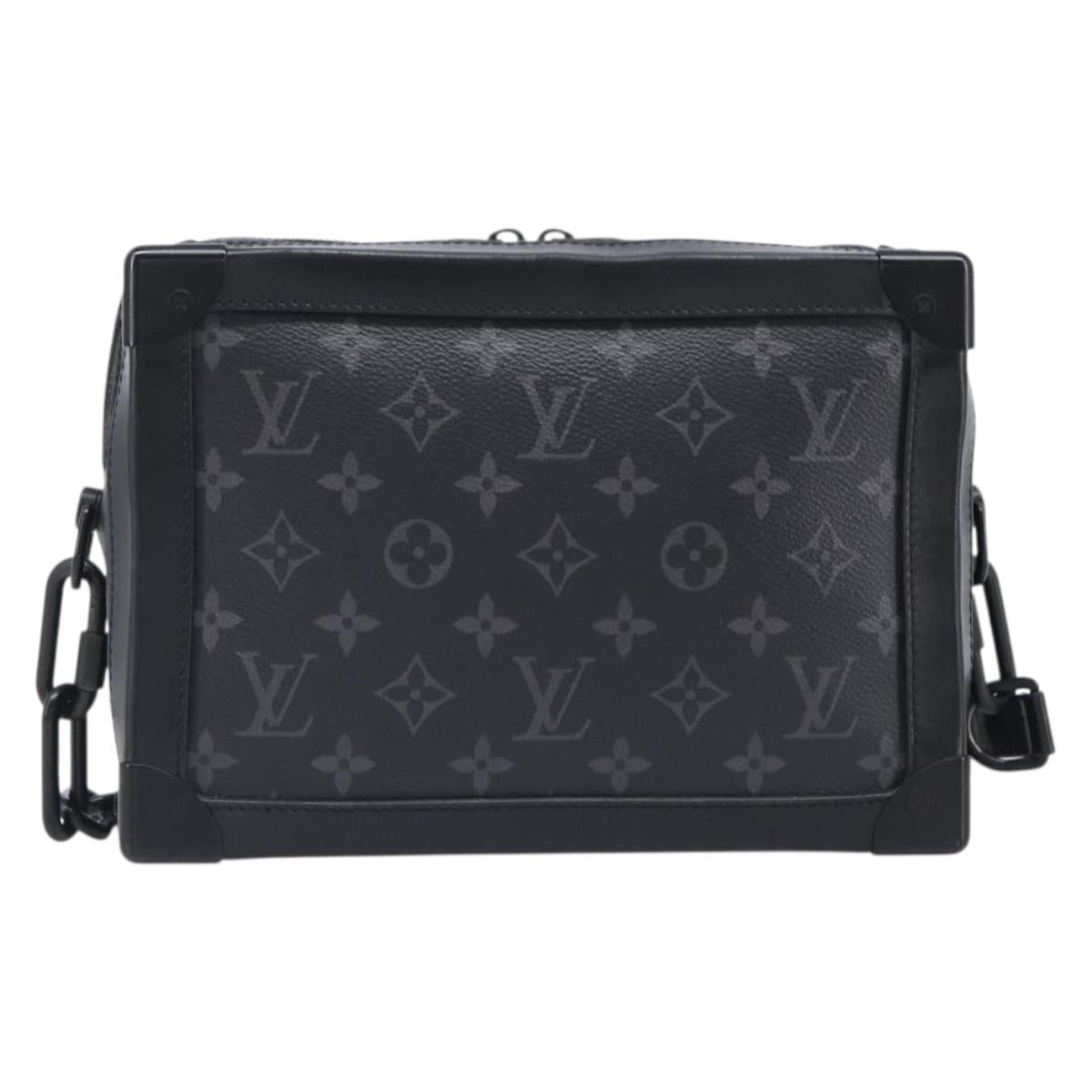 LOUIS VUITTON Monogram Eclipse Soft Trunk Shoulder Bag M44730 LV Auth 204879M