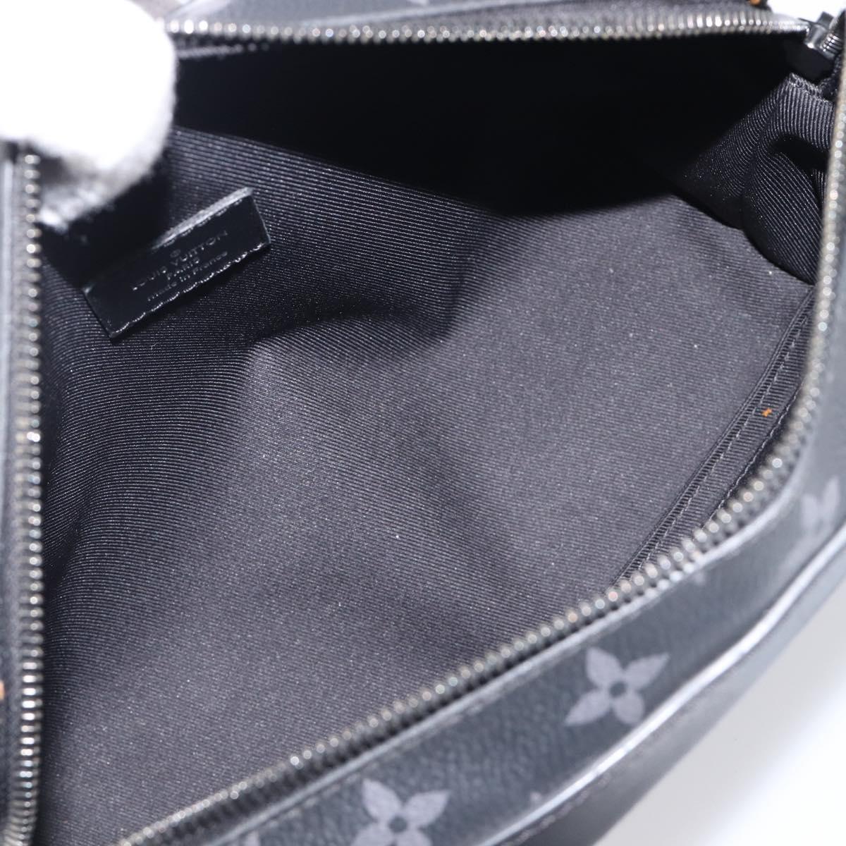 LOUIS VUITTON Monogram Eclipse Soft Trunk Shoulder Bag M44730 LV Auth 204879M