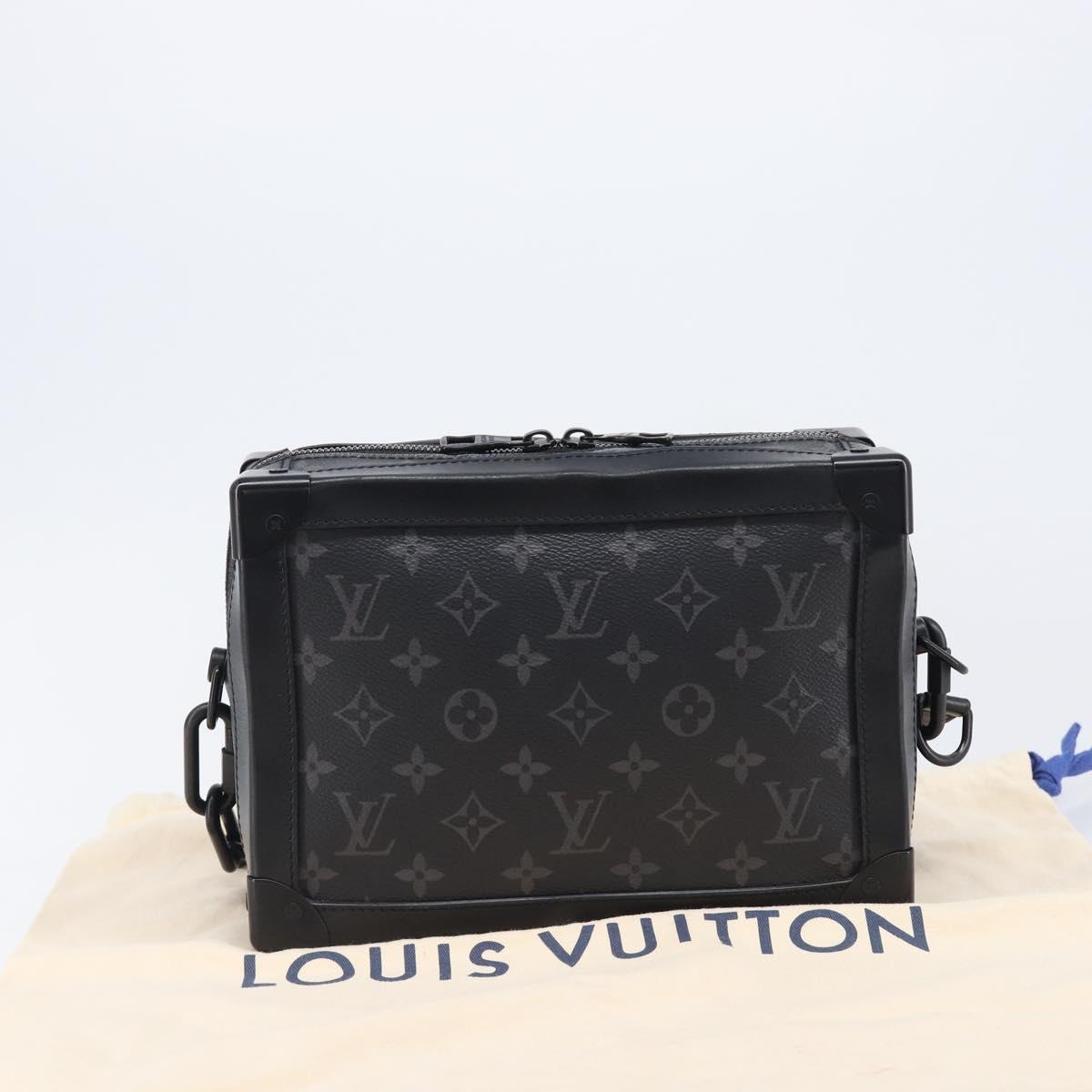 LOUIS VUITTON Monogram Eclipse Soft Trunk Shoulder Bag M44730 LV Auth 204879M