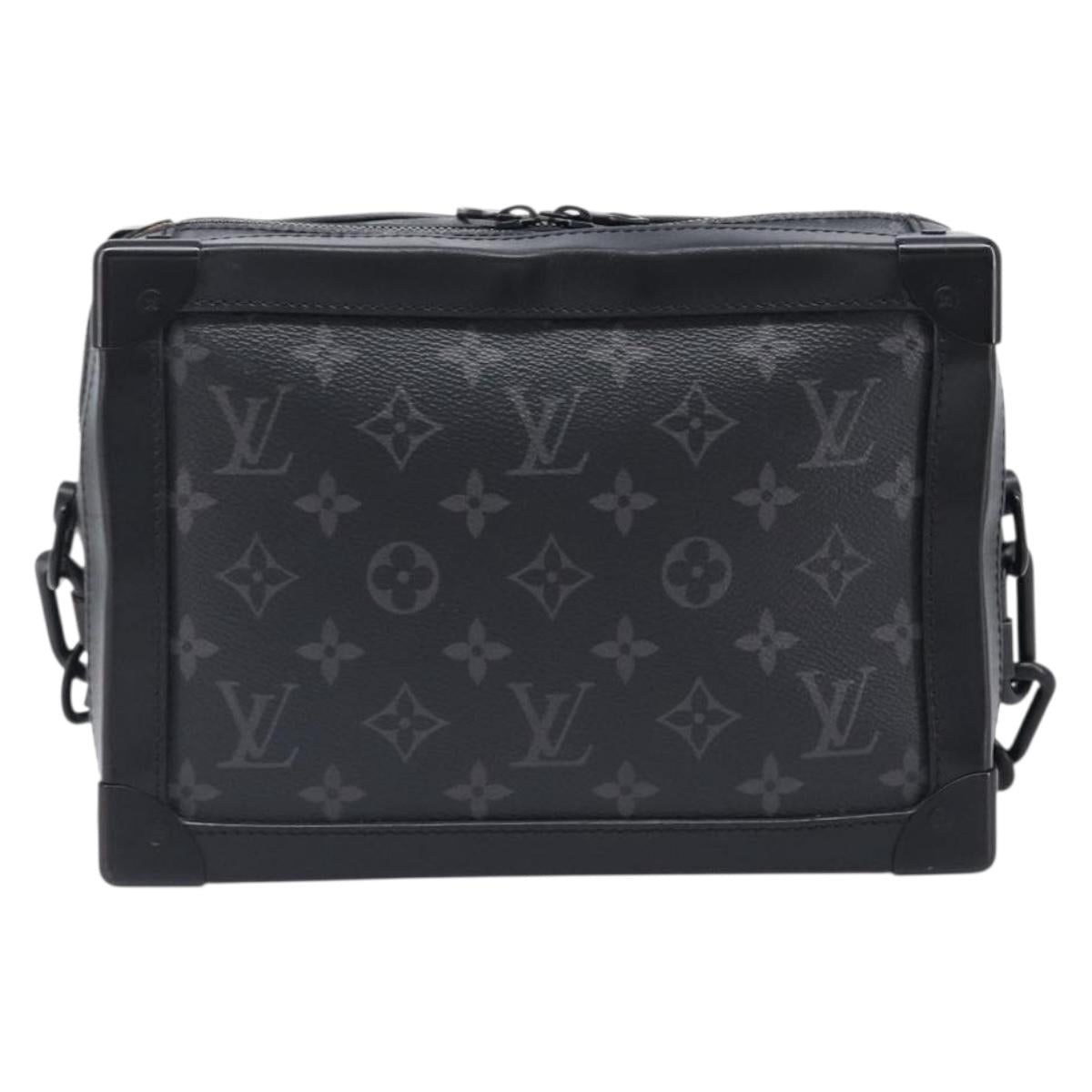 LOUIS VUITTON Monogram Eclipse Soft Trunk Shoulder Bag M44730 LV Auth 204879M
