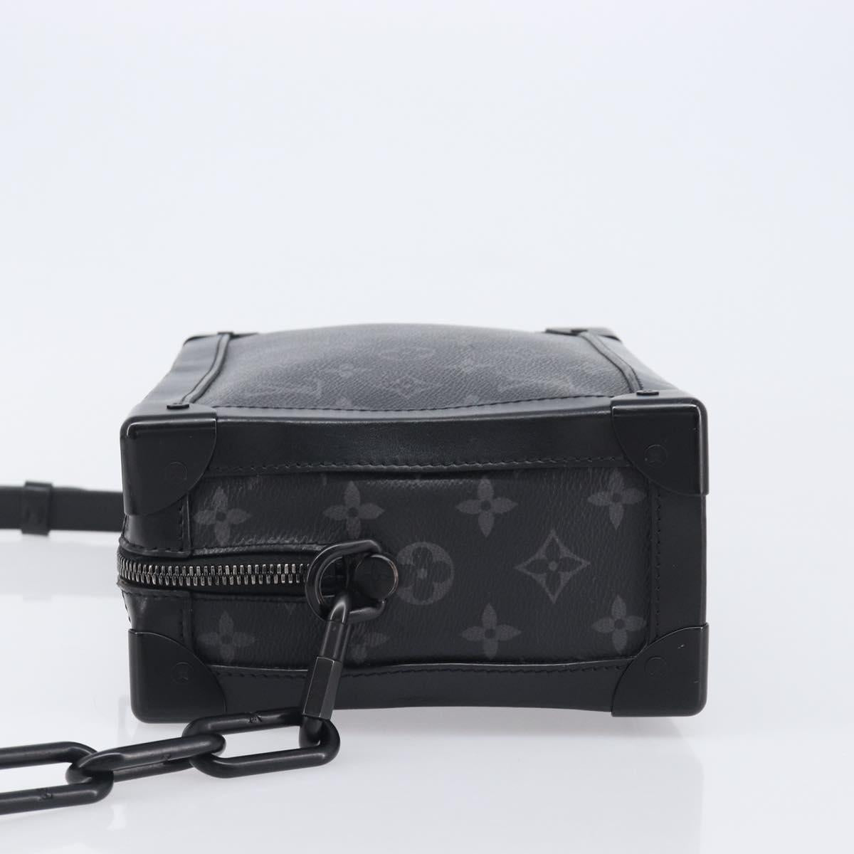 LOUIS VUITTON Monogram Eclipse Soft Trunk Shoulder Bag M44730 LV Auth 204879M