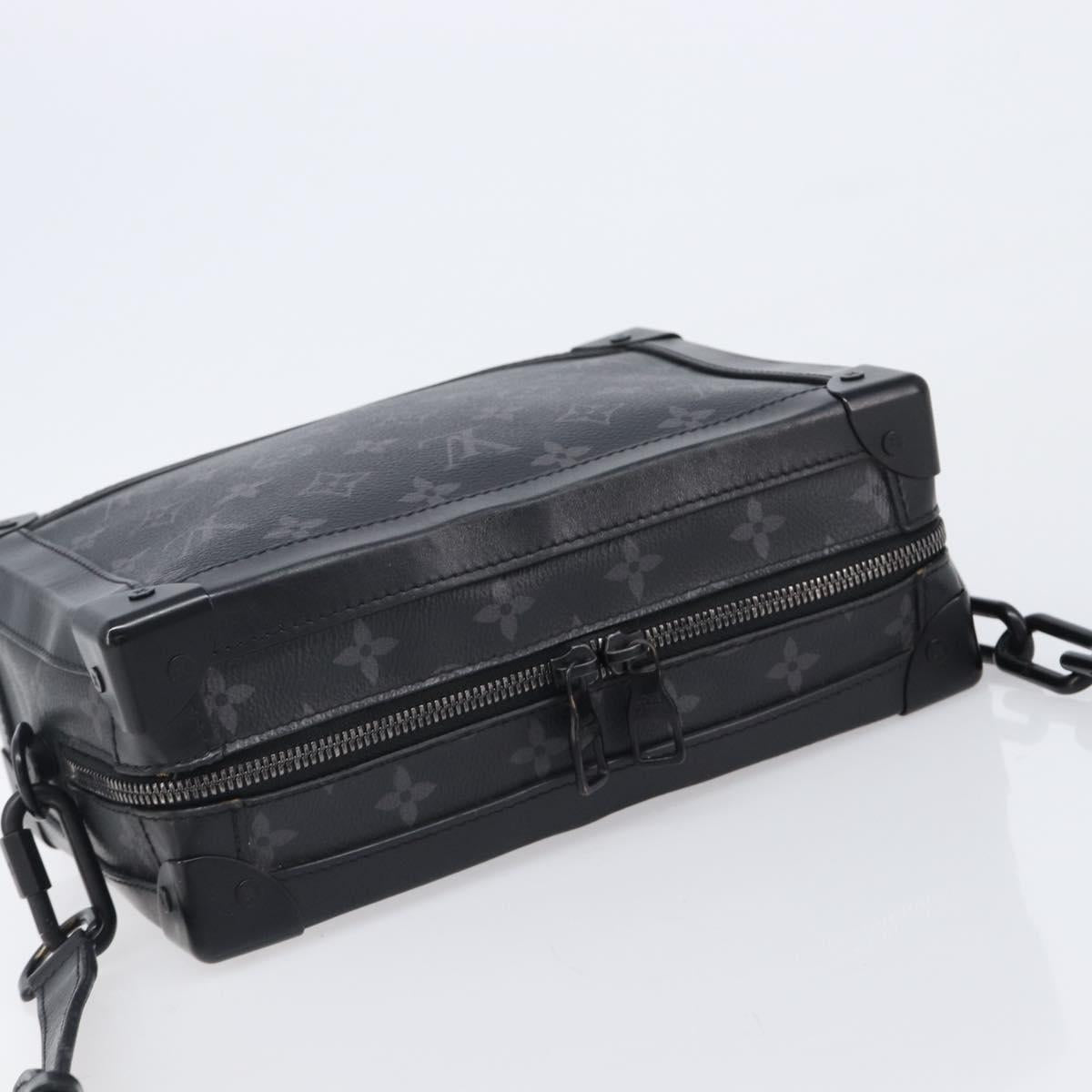 LOUIS VUITTON Monogram Eclipse Soft Trunk Shoulder Bag M44730 LV Auth 204879M