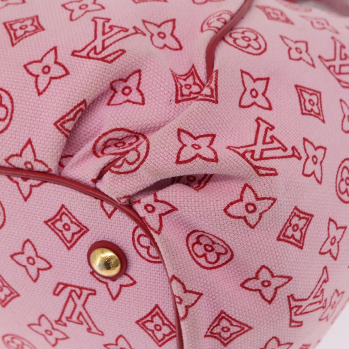 LOUIS VUITTON Monogram Beach Cabas Ipanema PM Bag Pink M95984 LV Auth 204891A