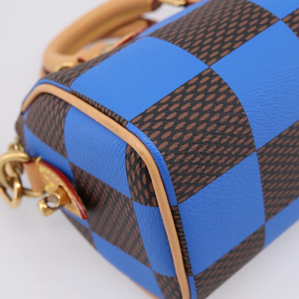 LOUIS VUITTON Damier Pop Speedy Bandouliere 18 Hand Bag N40595 LV Auth 204896SM