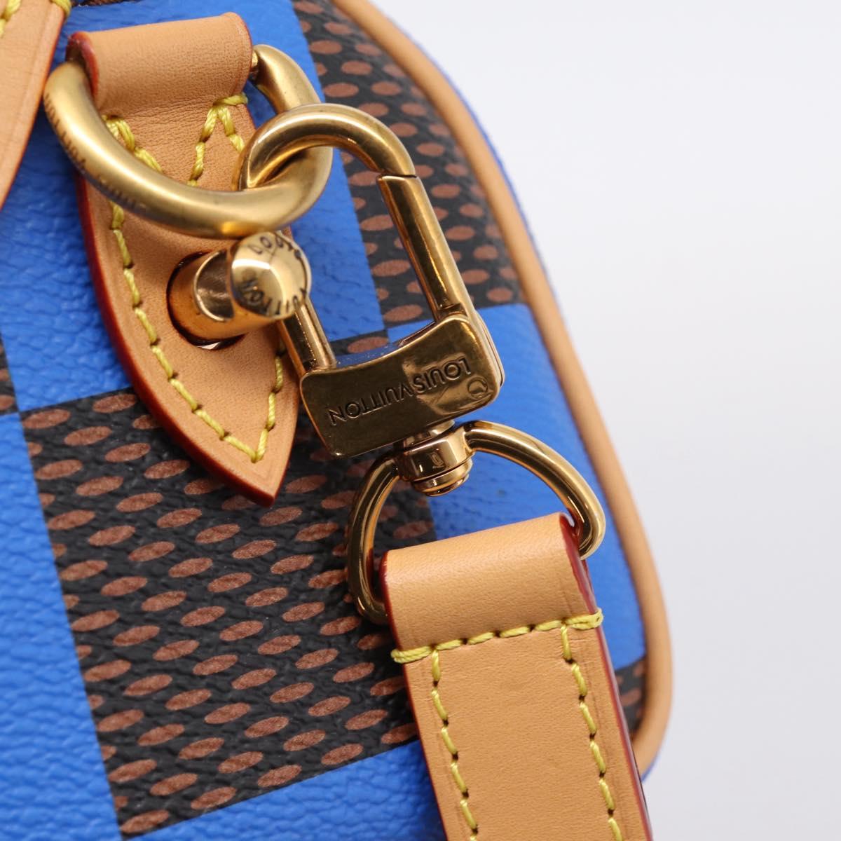 LOUIS VUITTON Damier Pop Speedy Bandouliere 18 Hand Bag N40595 LV Auth 204896SM