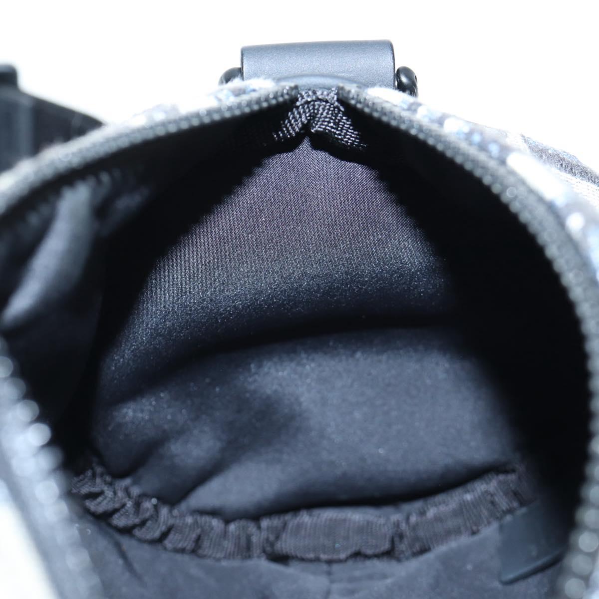 Christian Dior Trotter Canvas Shoulder Bag Navy Auth 204908SAM