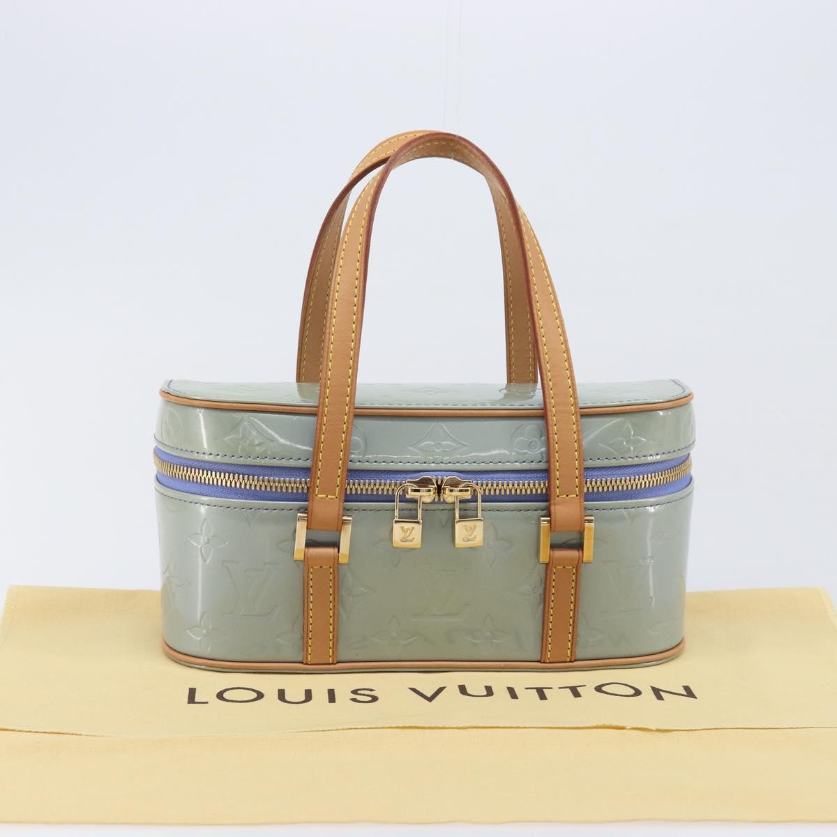 LOUIS VUITTON Vernis Sullivan Horizontal PM Bag Lavende M91268 LV Auth 204912V
