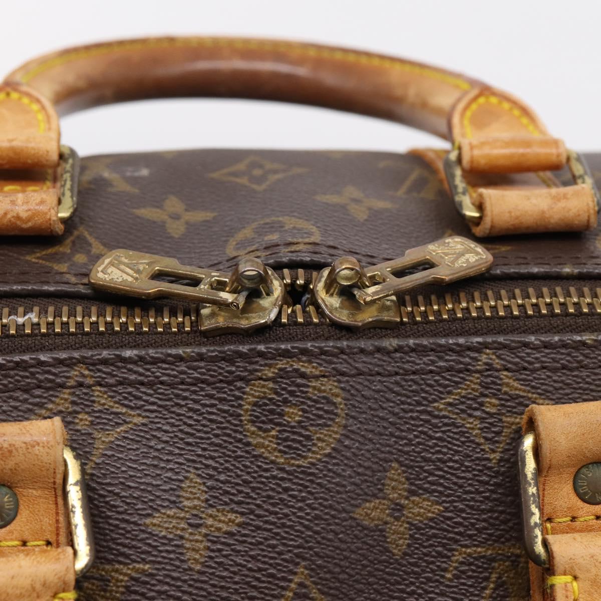 LOUIS VUITTON Monogram Keepall Bandouliere 45 Boston Bag M41418 LV Auth 204917