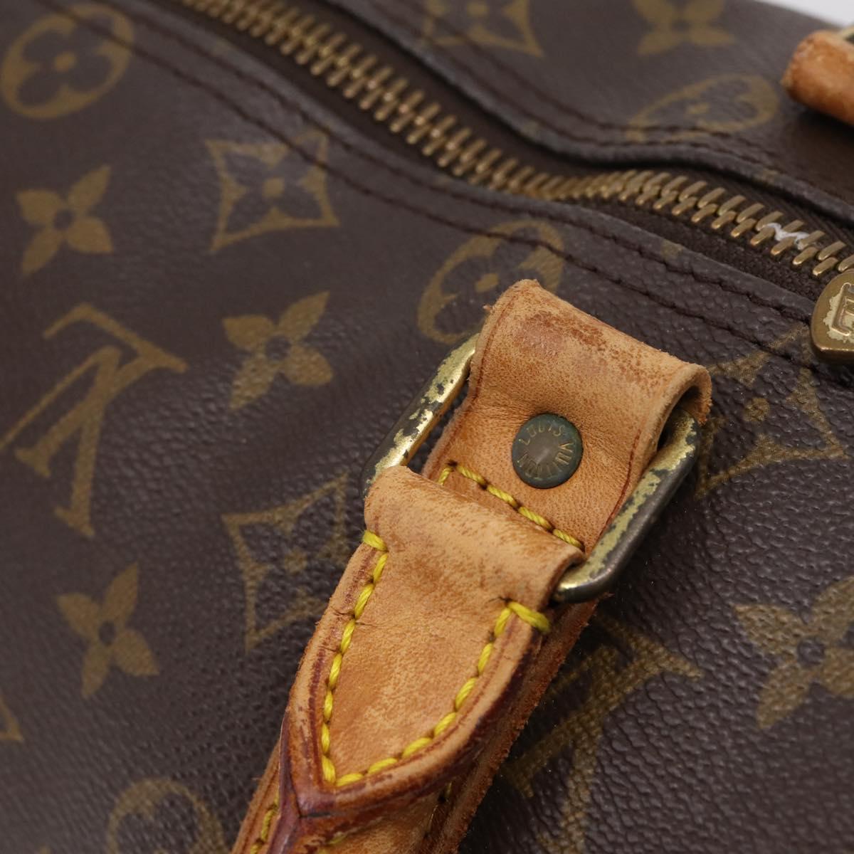 LOUIS VUITTON Monogram Keepall Bandouliere 45 Boston Bag M41418 LV Auth 204917