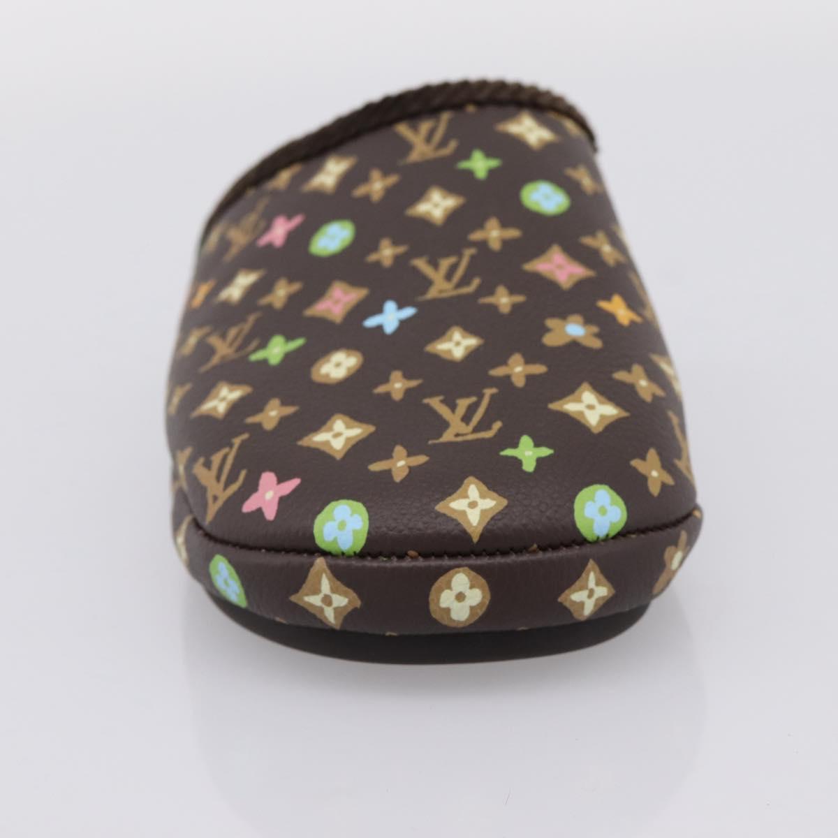 LOUIS VUITTON Monogram Craggy LV Palace Line Mules LV Auth 204941M