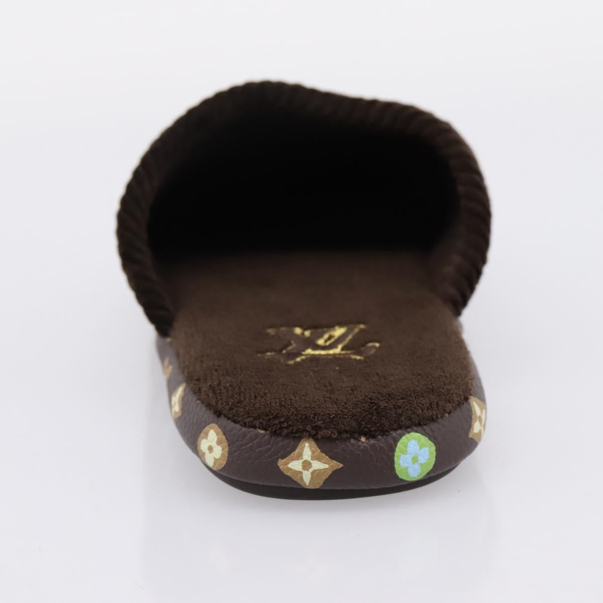 LOUIS VUITTON Monogram Craggy LV Palace Line Mules LV Auth 204941M