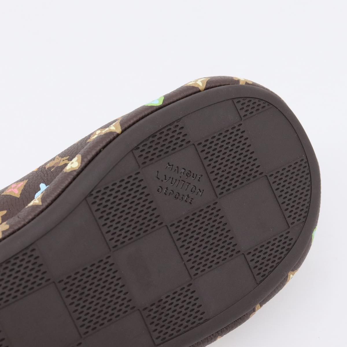 LOUIS VUITTON Monogram Craggy LV Palace Line Mules LV Auth 204941M