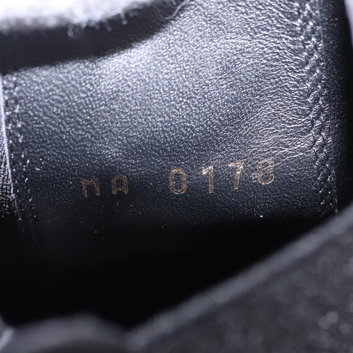 LOUIS VUITTON Short Boots Suede 40 Black LV Auth 204942M