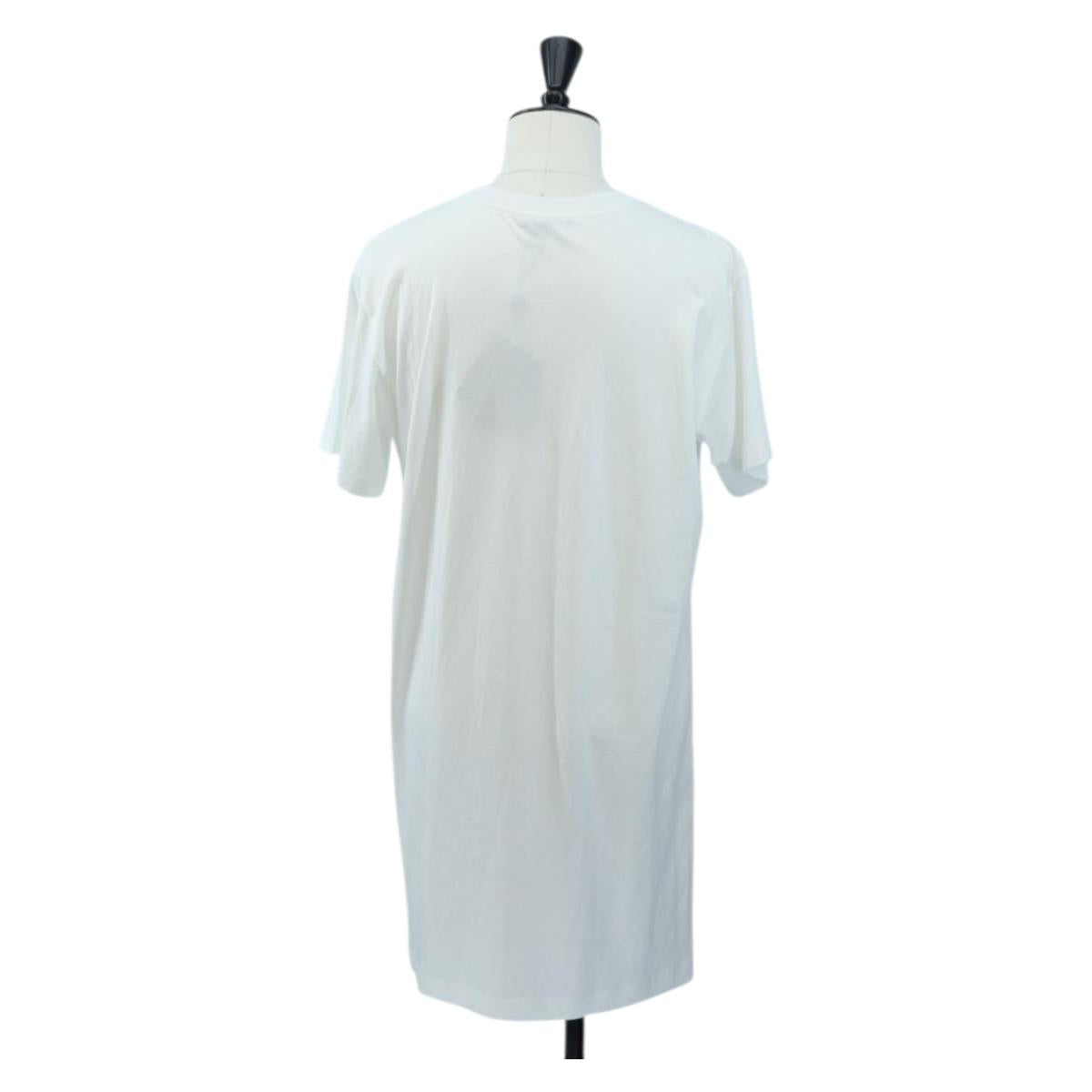 LOUIS VUITTON T Shirt Cotton S White LV Auth 204950M