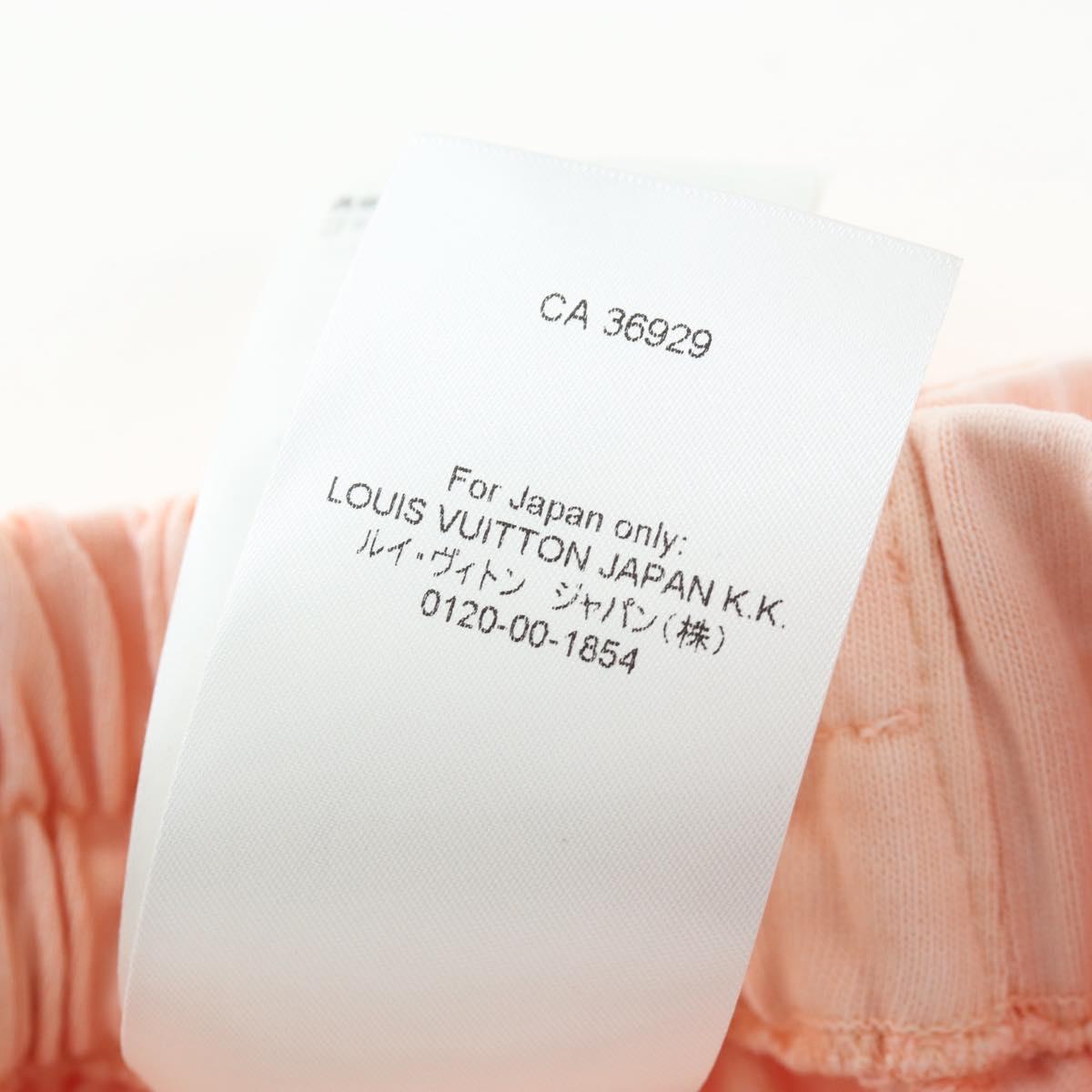 LOUIS VUITTON Skirt Cotton XS Pink LV Auth 204959M