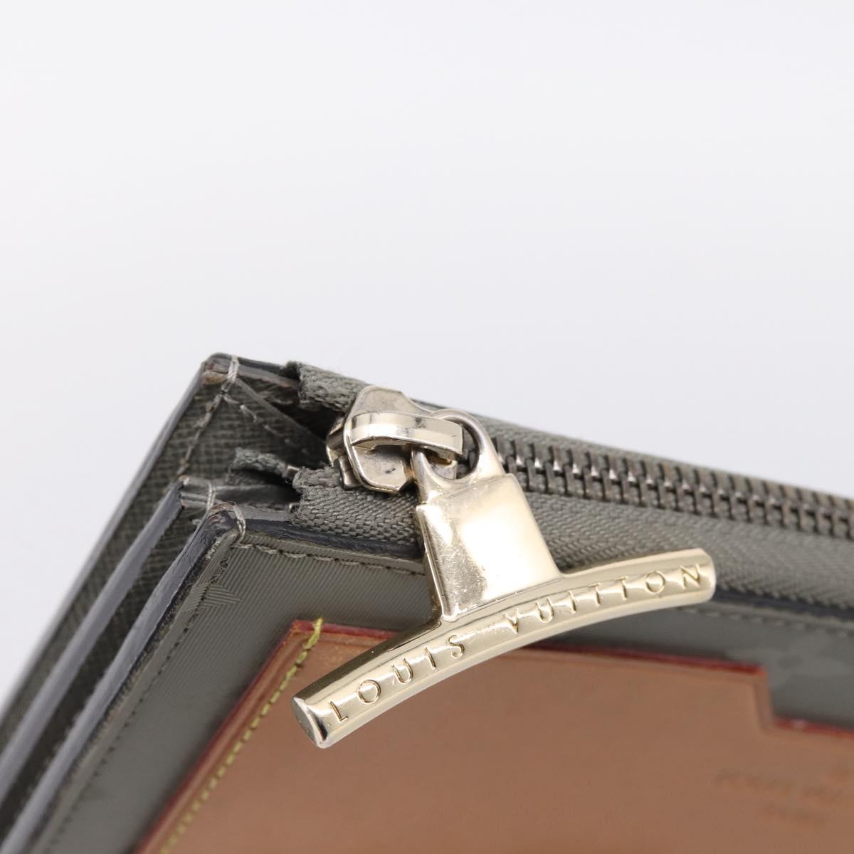 LOUIS VUITTON Monogram Titanium Portefeuille Cosmos Wallet M63237 LV Auth 204961