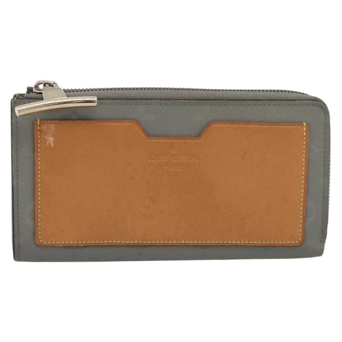 LOUIS VUITTON Monogram Titanium Portefeuille Cosmos Wallet M63237 LV Auth 204961