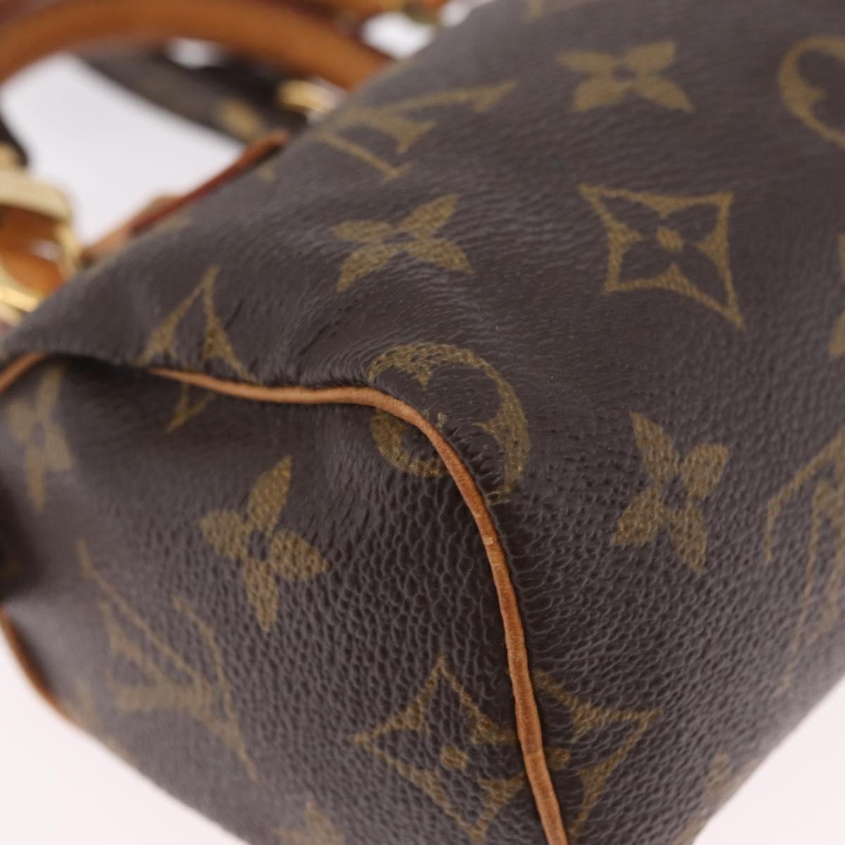 LOUIS VUITTON Monogram Mini Speedy Hand Bag M41534 LV Auth 205018V