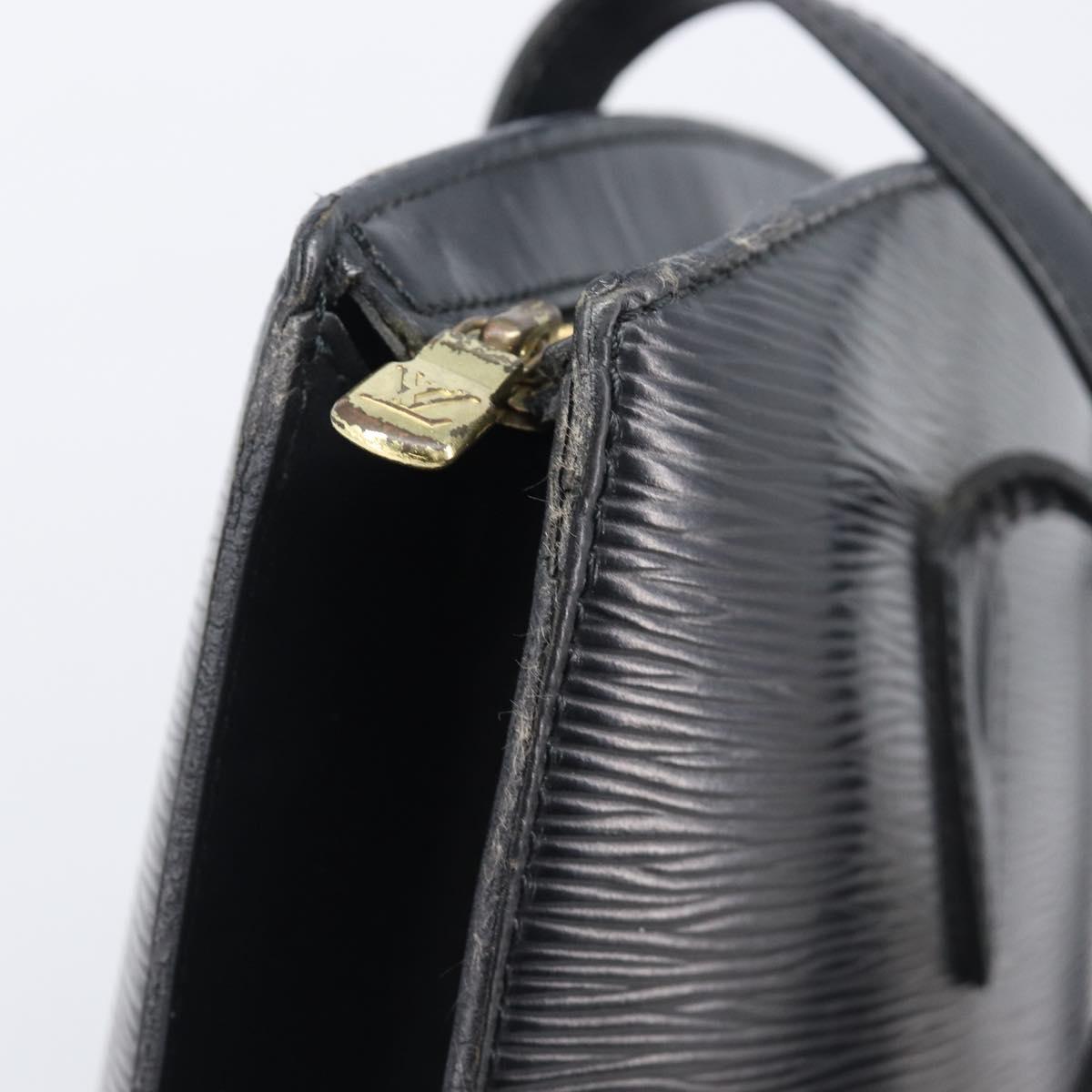 LOUIS VUITTON Epi Saint Jacques Shopping Shoulder Bag Black M52272 Auth 205031V