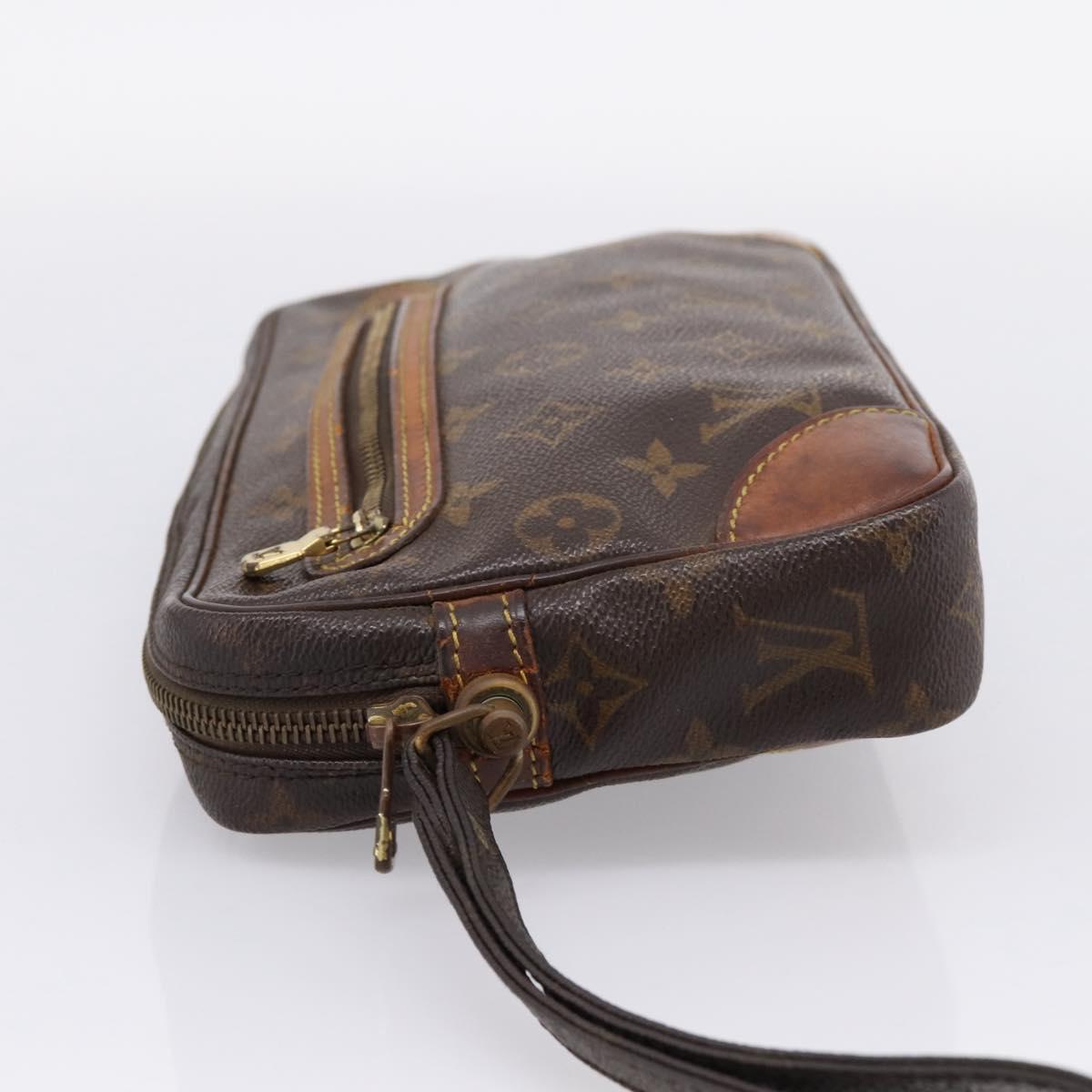 LOUIS VUITTON Monogram Marly Dragonne GM Clutch Bag M51825 LV Auth 205061