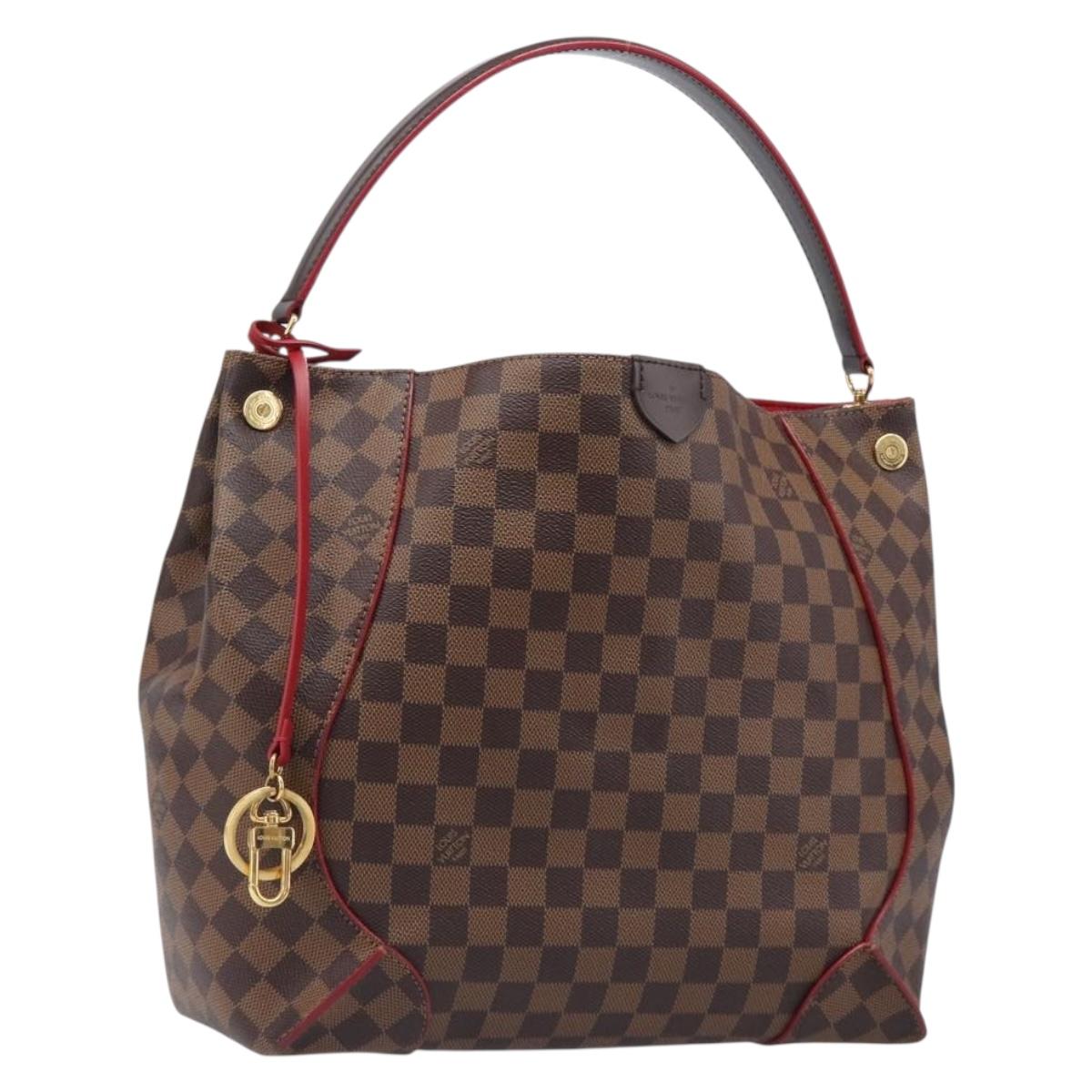 LOUIS VUITTON Damier Ebene Kaisa Hobo Shoulder Bag N41555 LV Auth 205070SAM