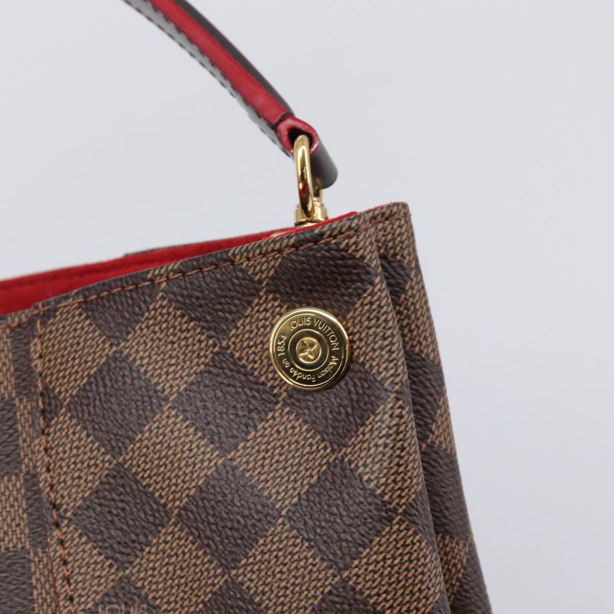 LOUIS VUITTON Damier Ebene Kaisa Hobo Shoulder Bag N41555 LV Auth 205070SAM