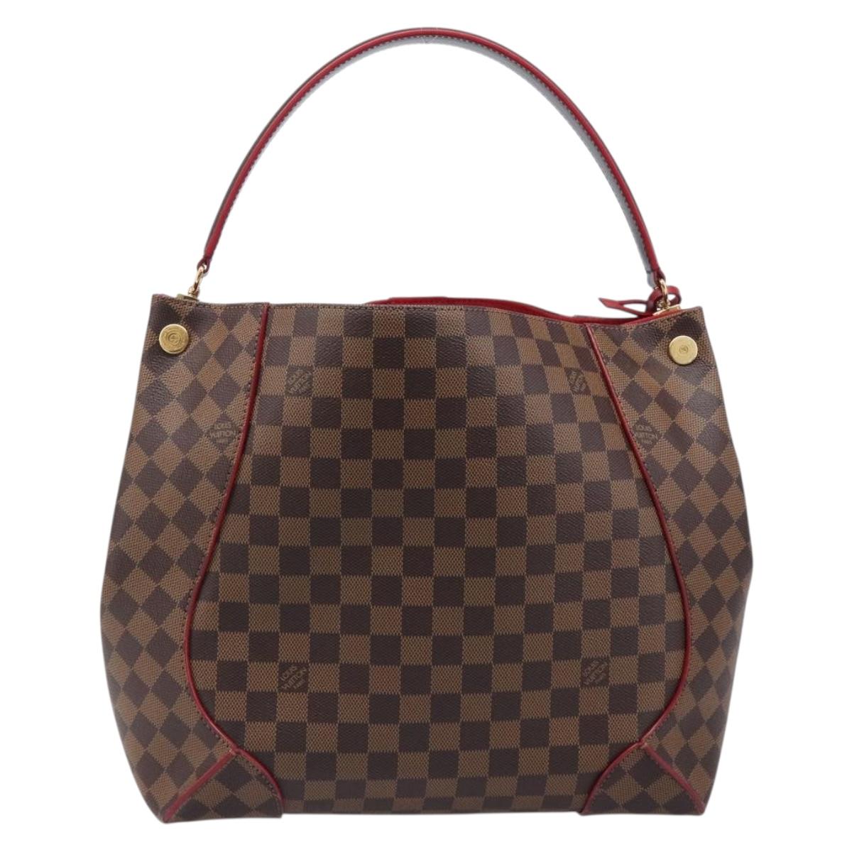 LOUIS VUITTON Damier Ebene Kaisa Hobo Shoulder Bag N41555 LV Auth 205070SAM
