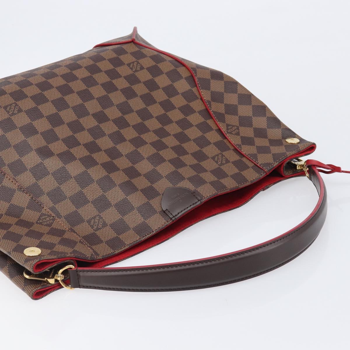 LOUIS VUITTON Damier Ebene Kaisa Hobo Shoulder Bag N41555 LV Auth 205070SAM