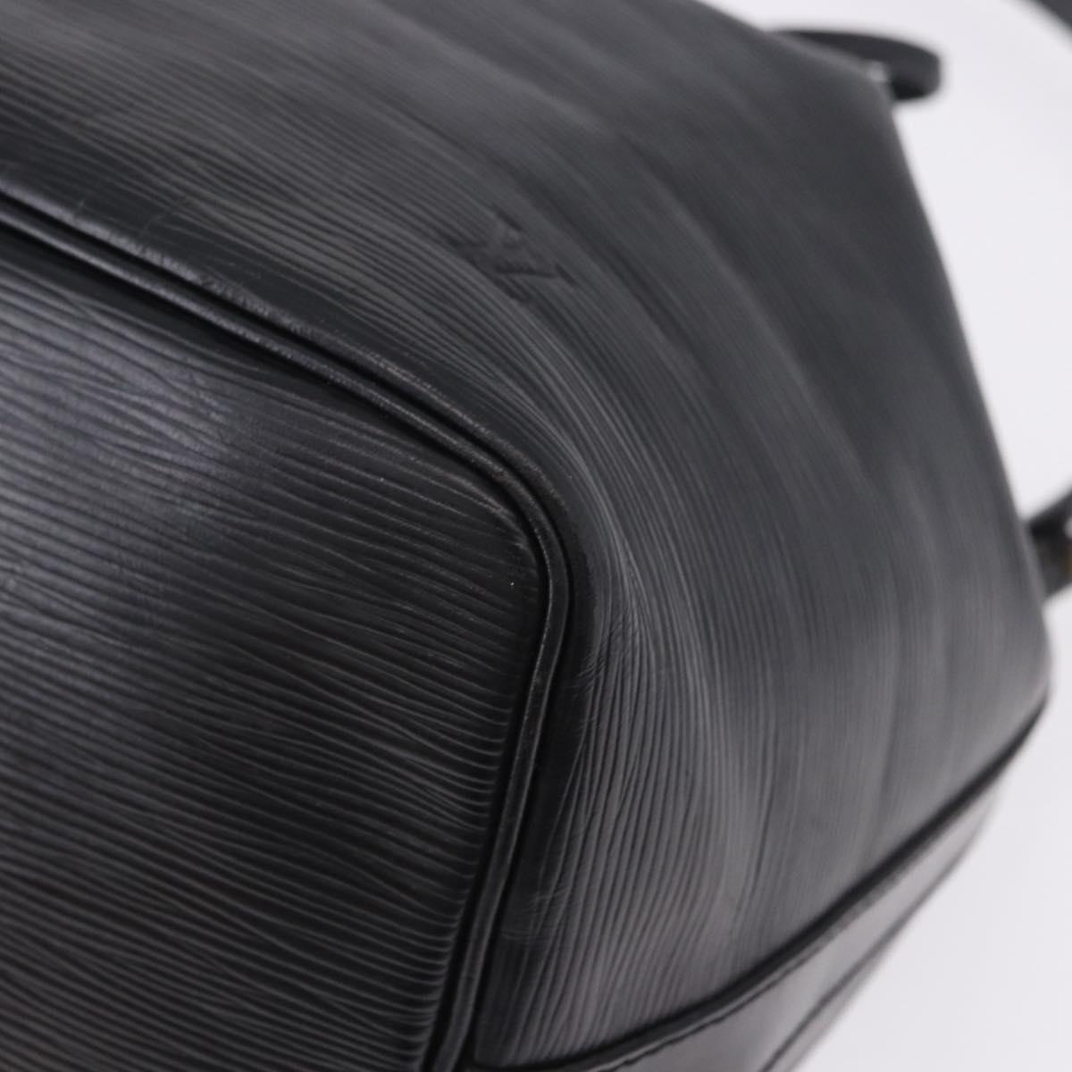 LOUIS VUITTON Epi Petit Noe Shoulder Bag Black M44102 LV Auth 205071A